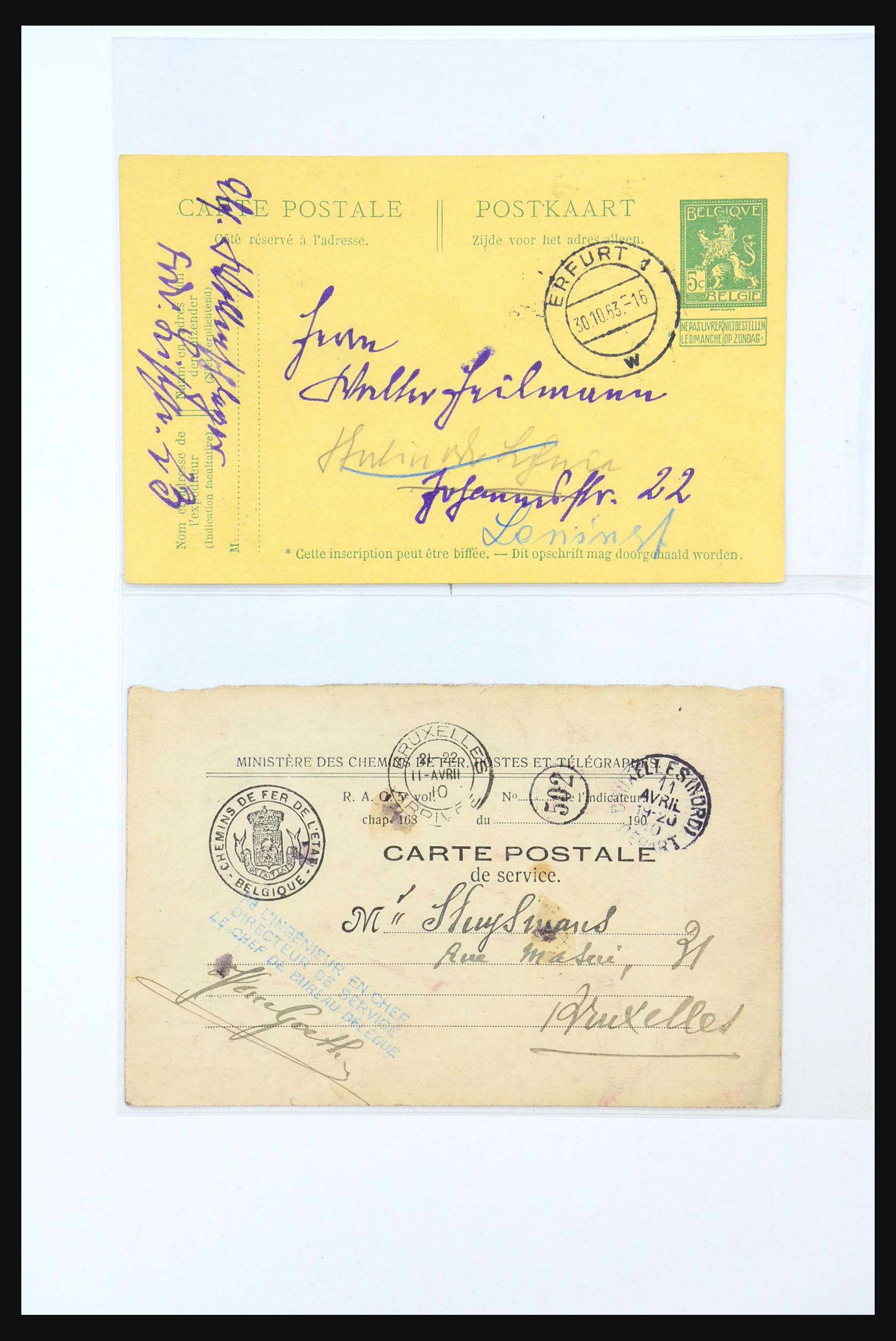 31356 482 - 31356 Belgium and Colonies covers 1850-1960.