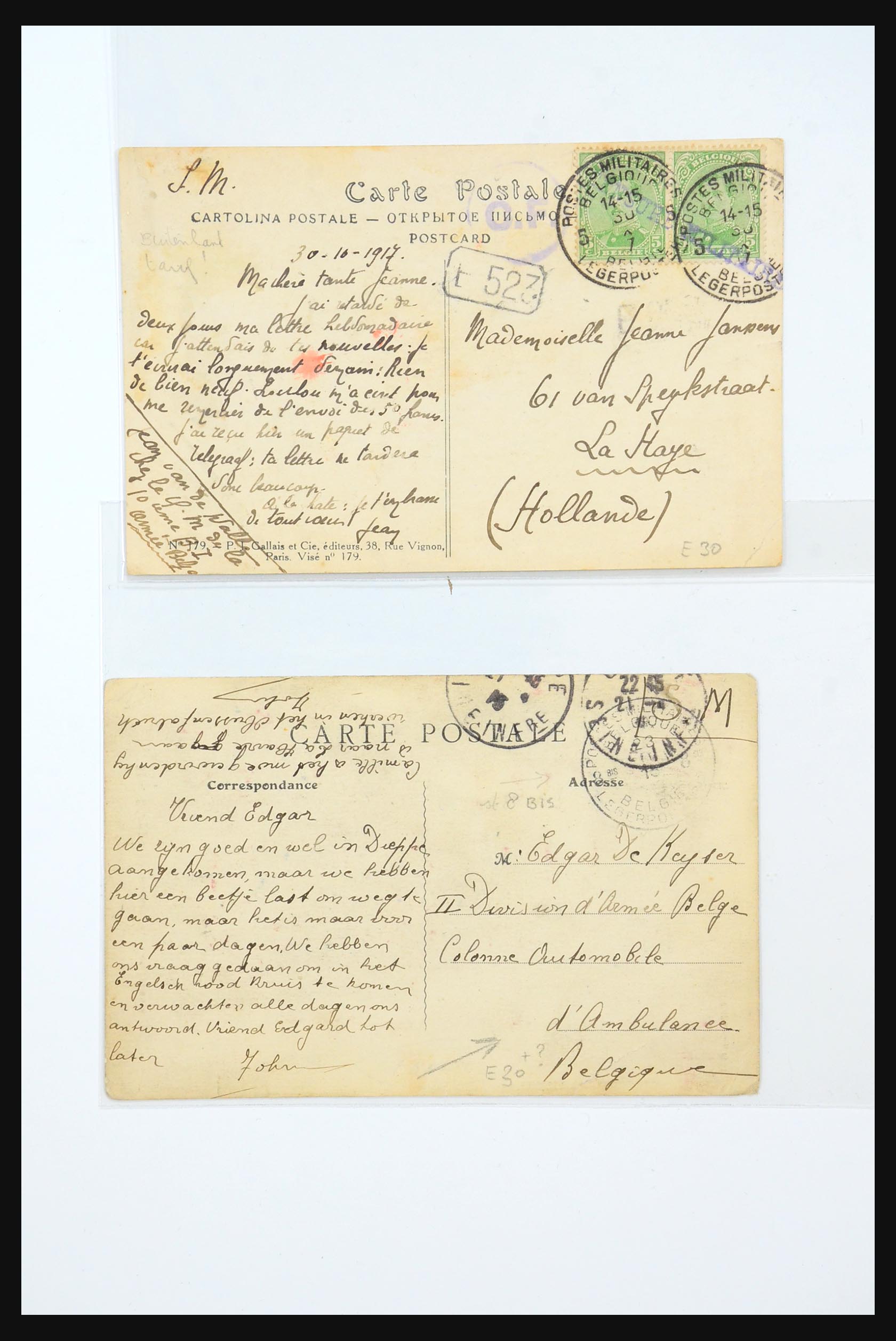 31356 489 - 31356 België en koloniën brieven 1850-1960.