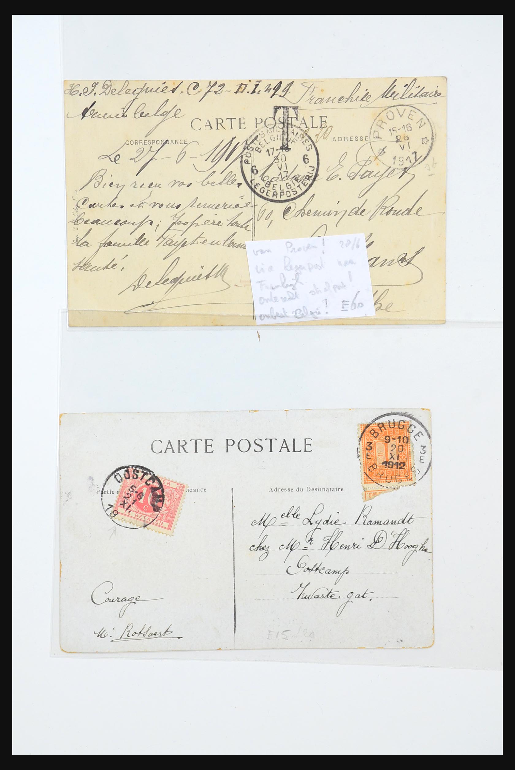 31356 497 - 31356 België en koloniën brieven 1850-1960.