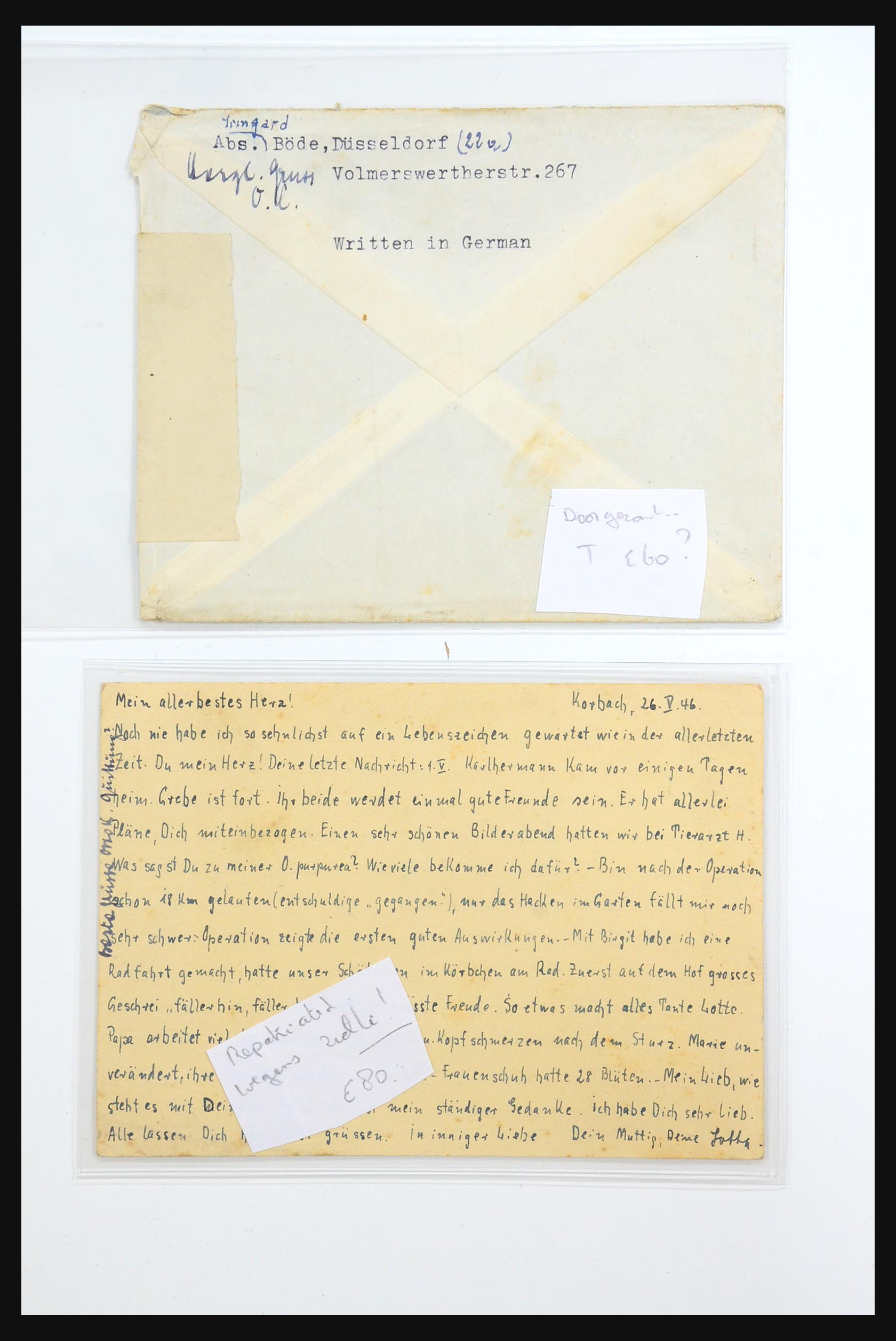 31357 022 - 31357 Wereld POW brieven 1942-1948.