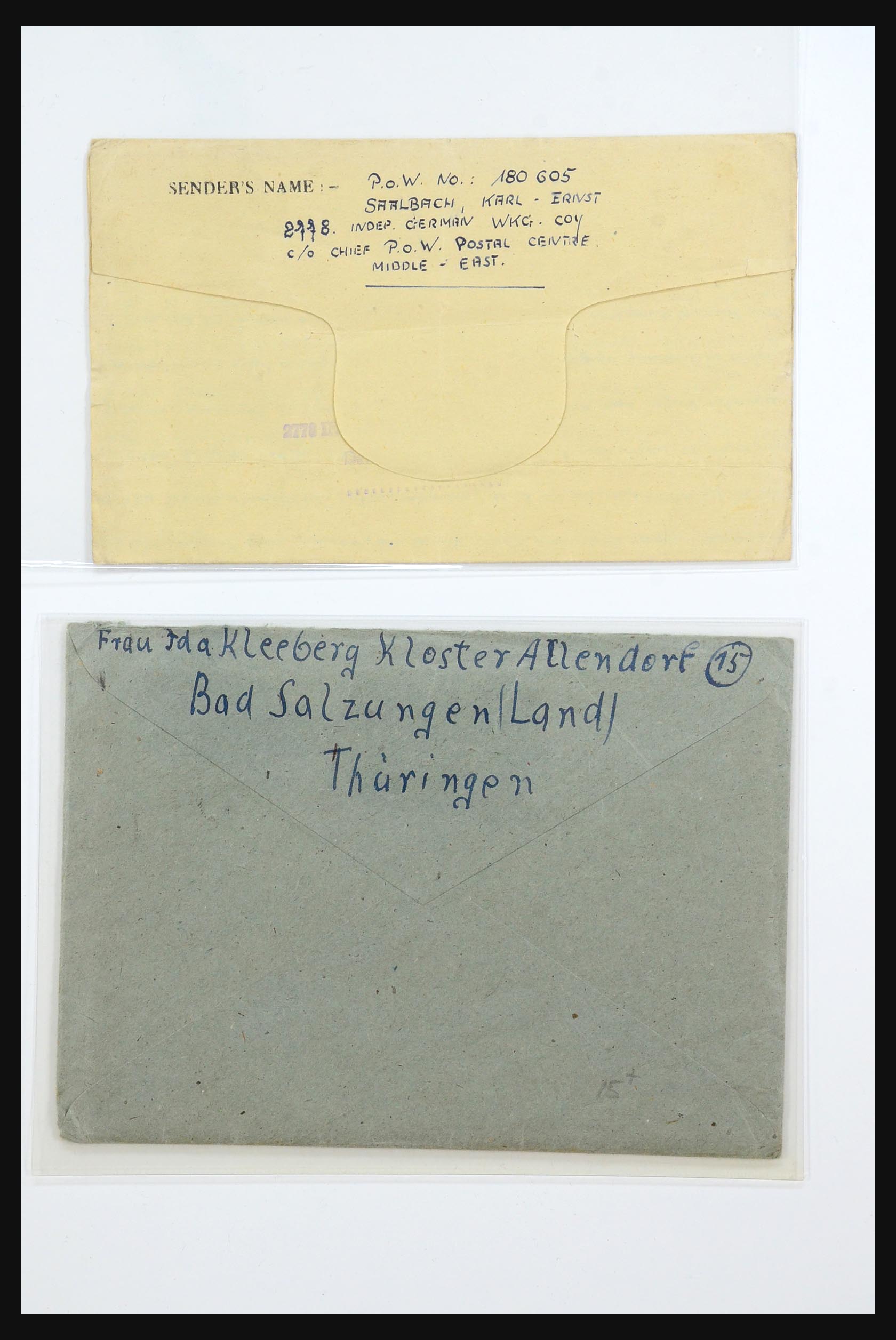 31357 036 - 31357 Wereld POW brieven 1942-1948.