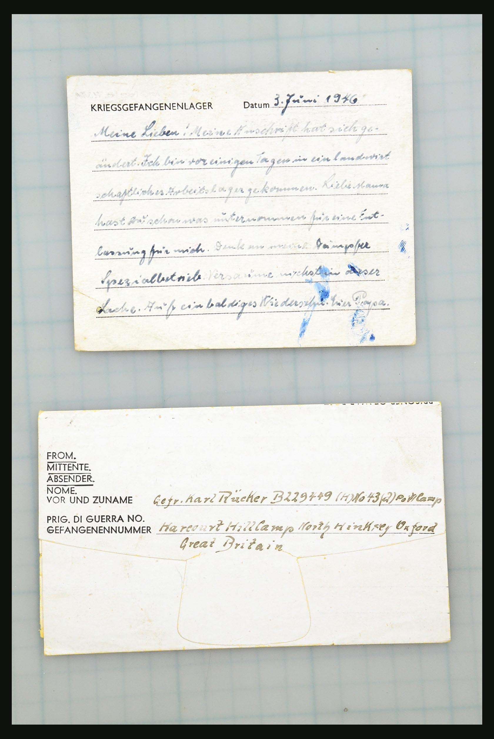 31357 048 - 31357 Wereld POW brieven 1942-1948.