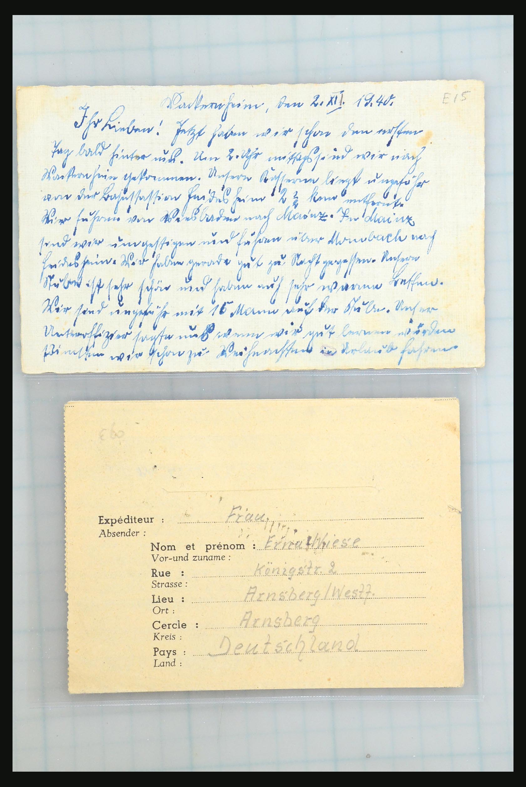 31357 052 - 31357 Wereld POW brieven 1942-1948.