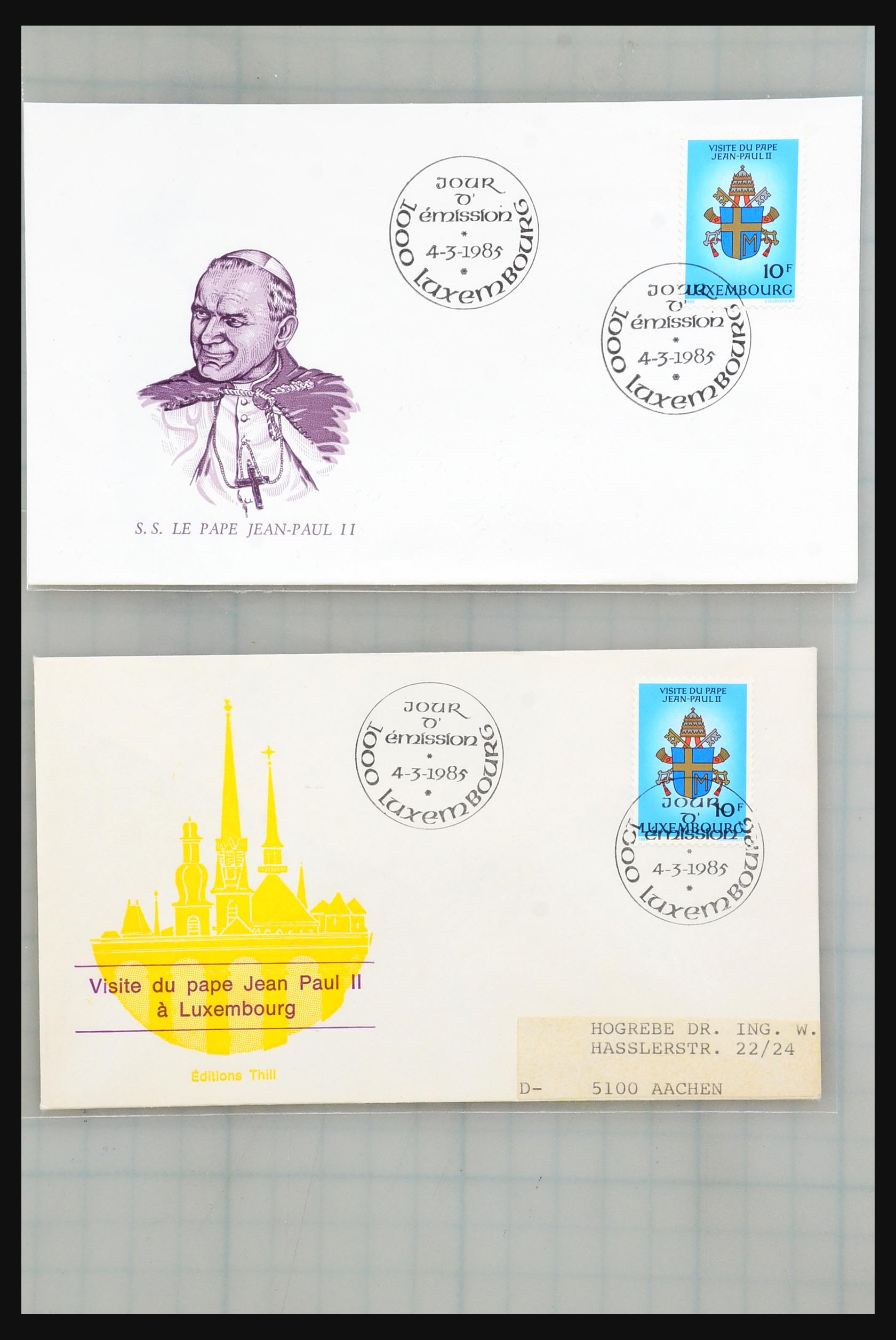 31358 001 - 31358 Portugal/Luxemburg/Griekenland brieven 1880-1960.