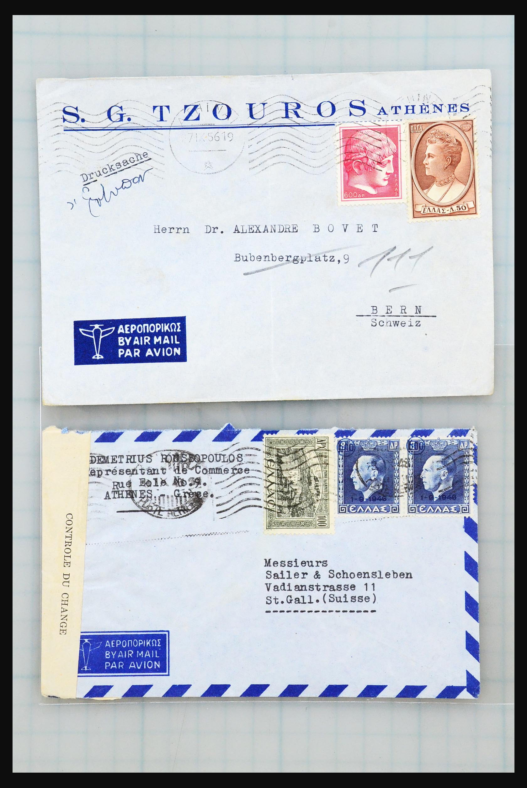 31358 012 - 31358 Portugal/Luxemburg/Griekenland brieven 1880-1960.