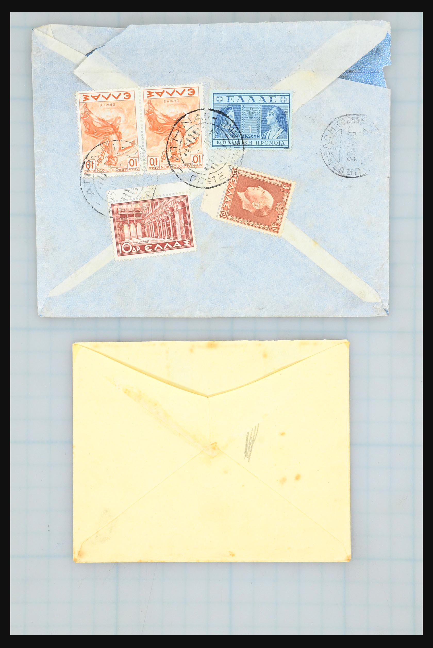 31358 015 - 31358 Portugal/Luxemburg/Greece covers 1880-1960.