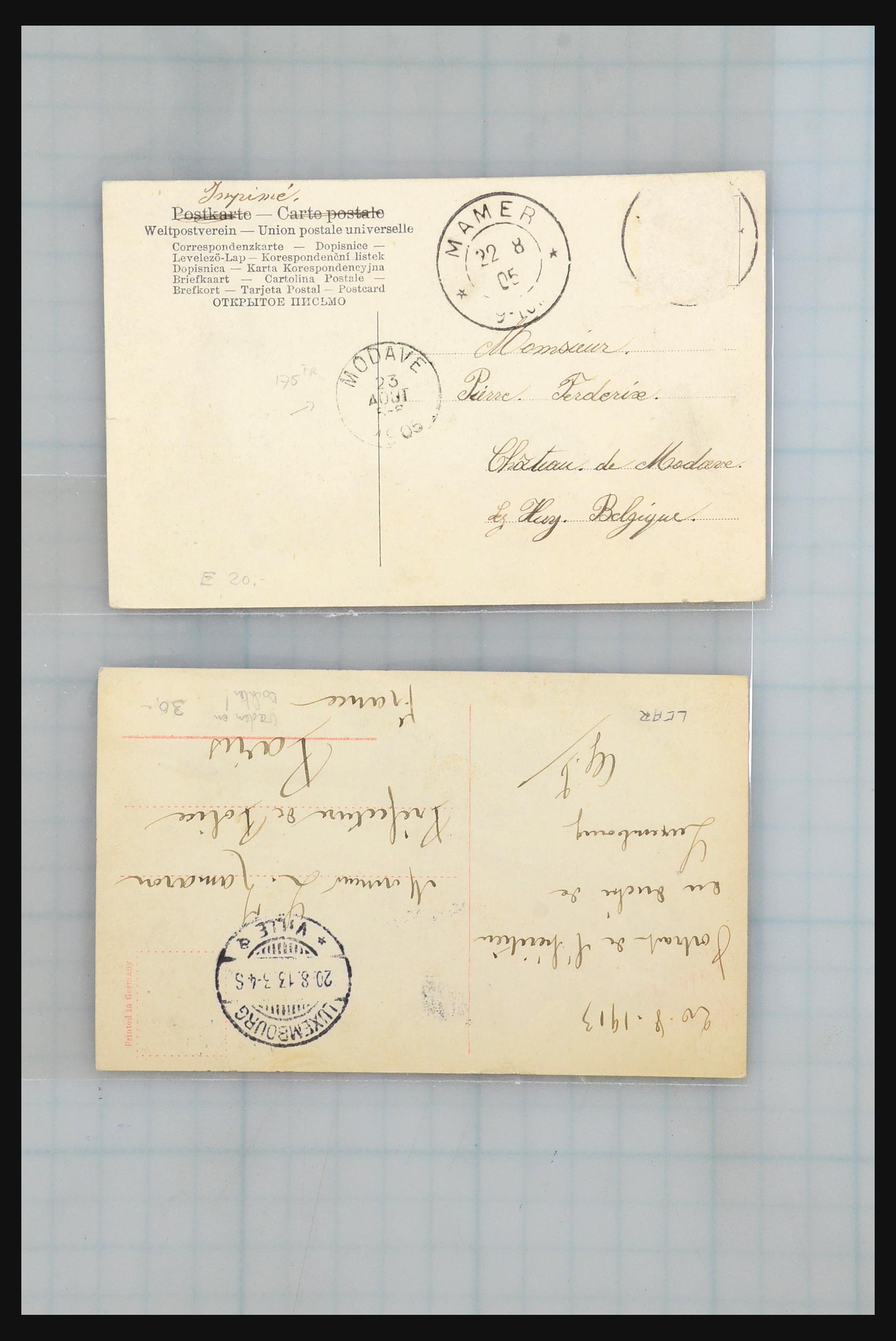 31358 017 - 31358 Portugal/Luxemburg/Griekenland brieven 1880-1960.