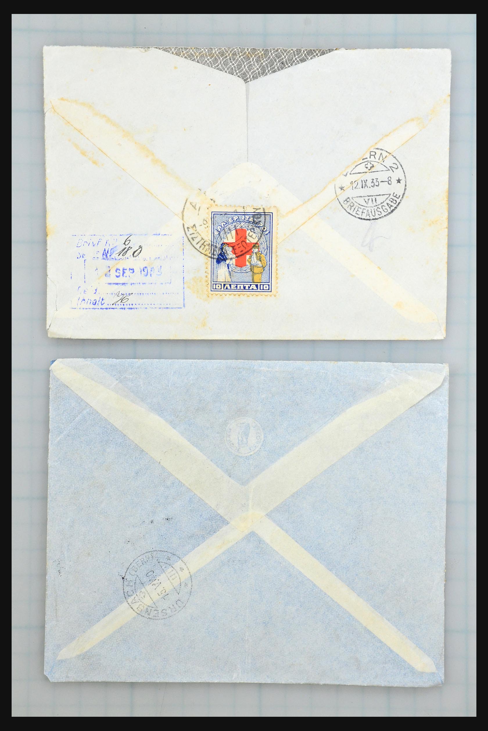 31358 019 - 31358 Portugal/Luxemburg/Greece covers 1880-1960.