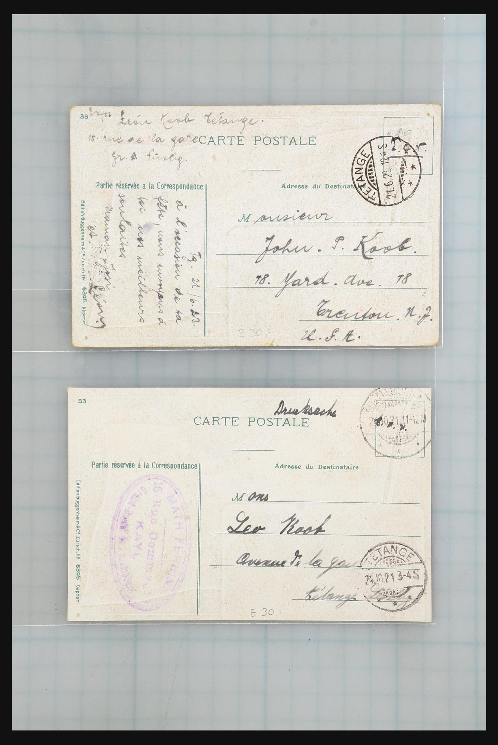 31358 023 - 31358 Portugal/Luxemburg/Greece covers 1880-1960.