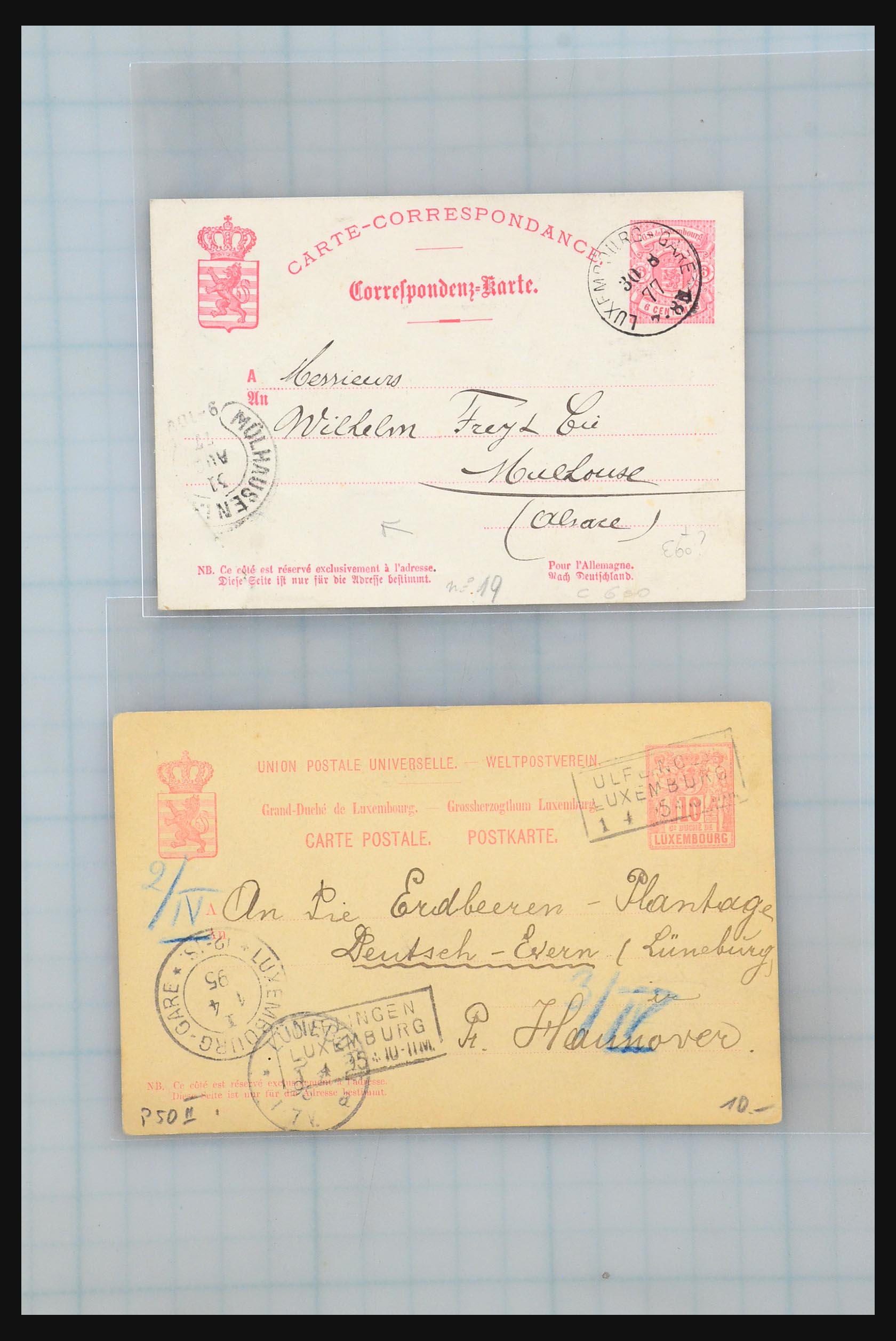 31358 049 - 31358 Portugal/Luxemburg/Griekenland brieven 1880-1960.