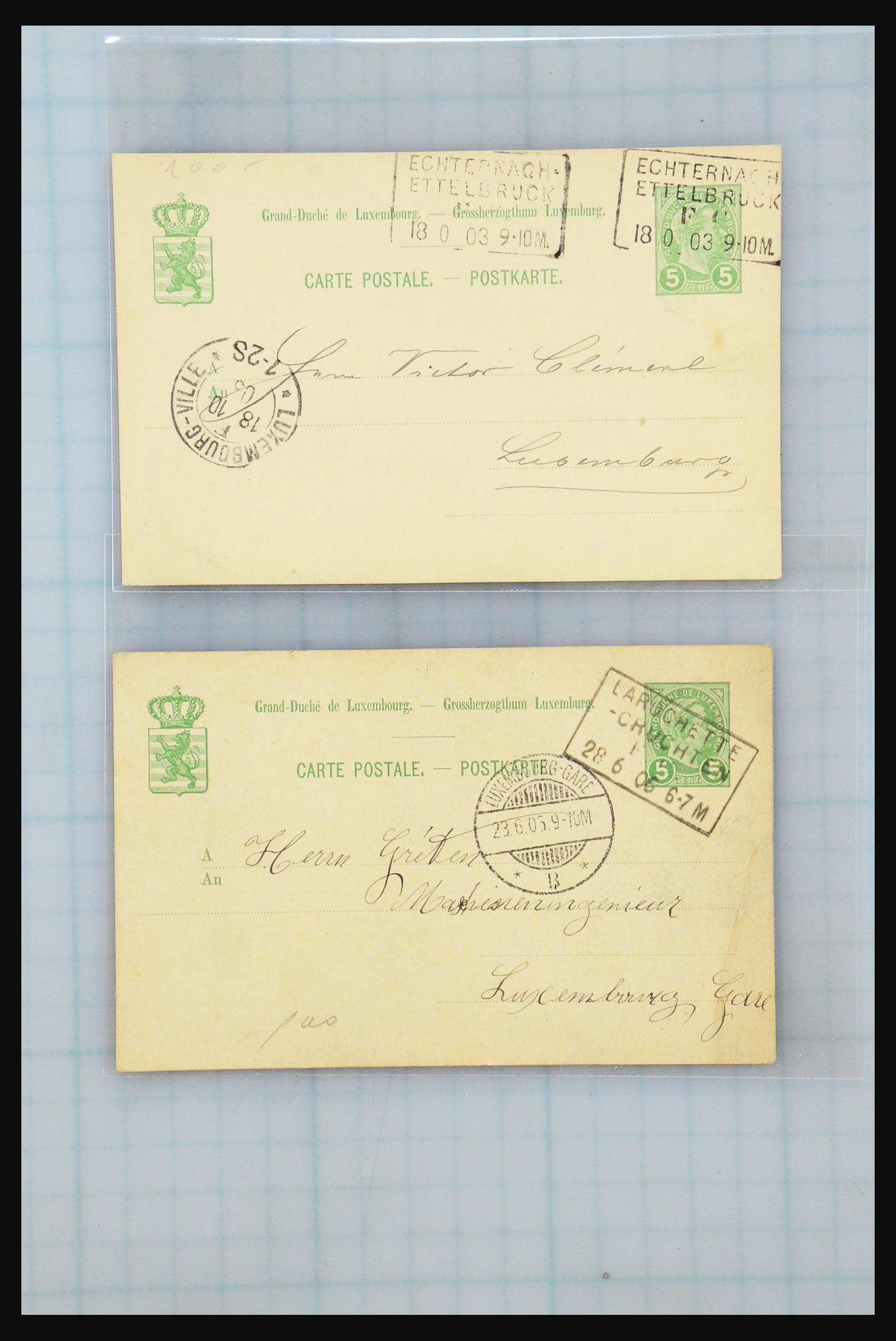 31358 054 - 31358 Portugal/Luxemburg/Griekenland brieven 1880-1960.