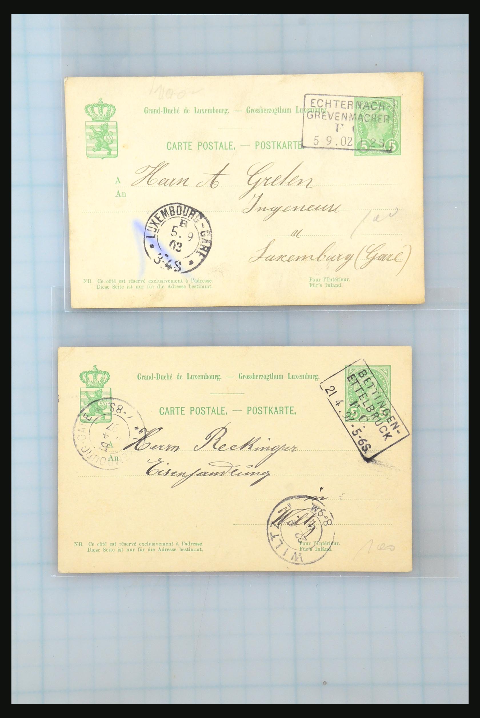 31358 056 - 31358 Portugal/Luxemburg/Griekenland brieven 1880-1960.