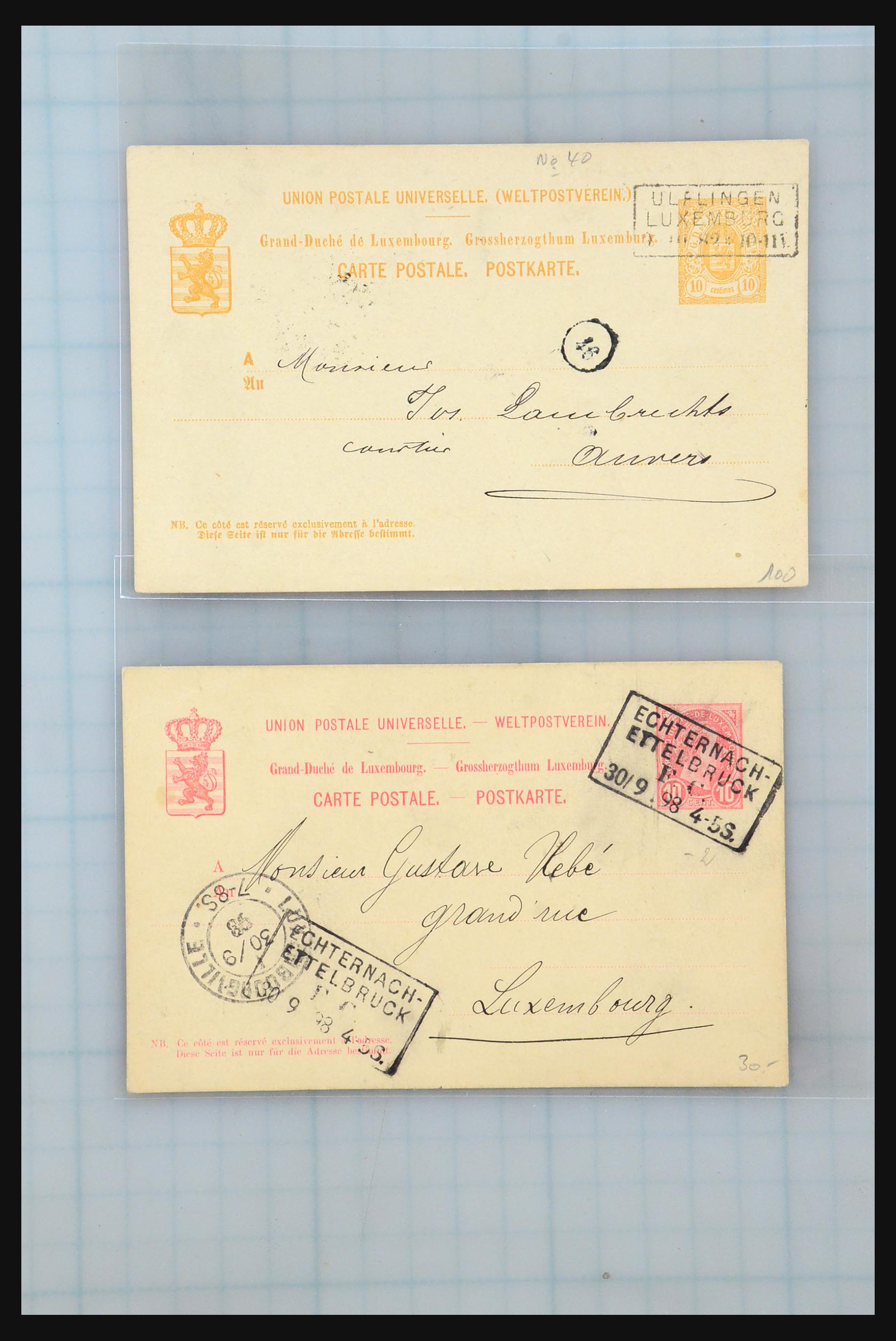 31358 057 - 31358 Portugal/Luxemburg/Griekenland brieven 1880-1960.