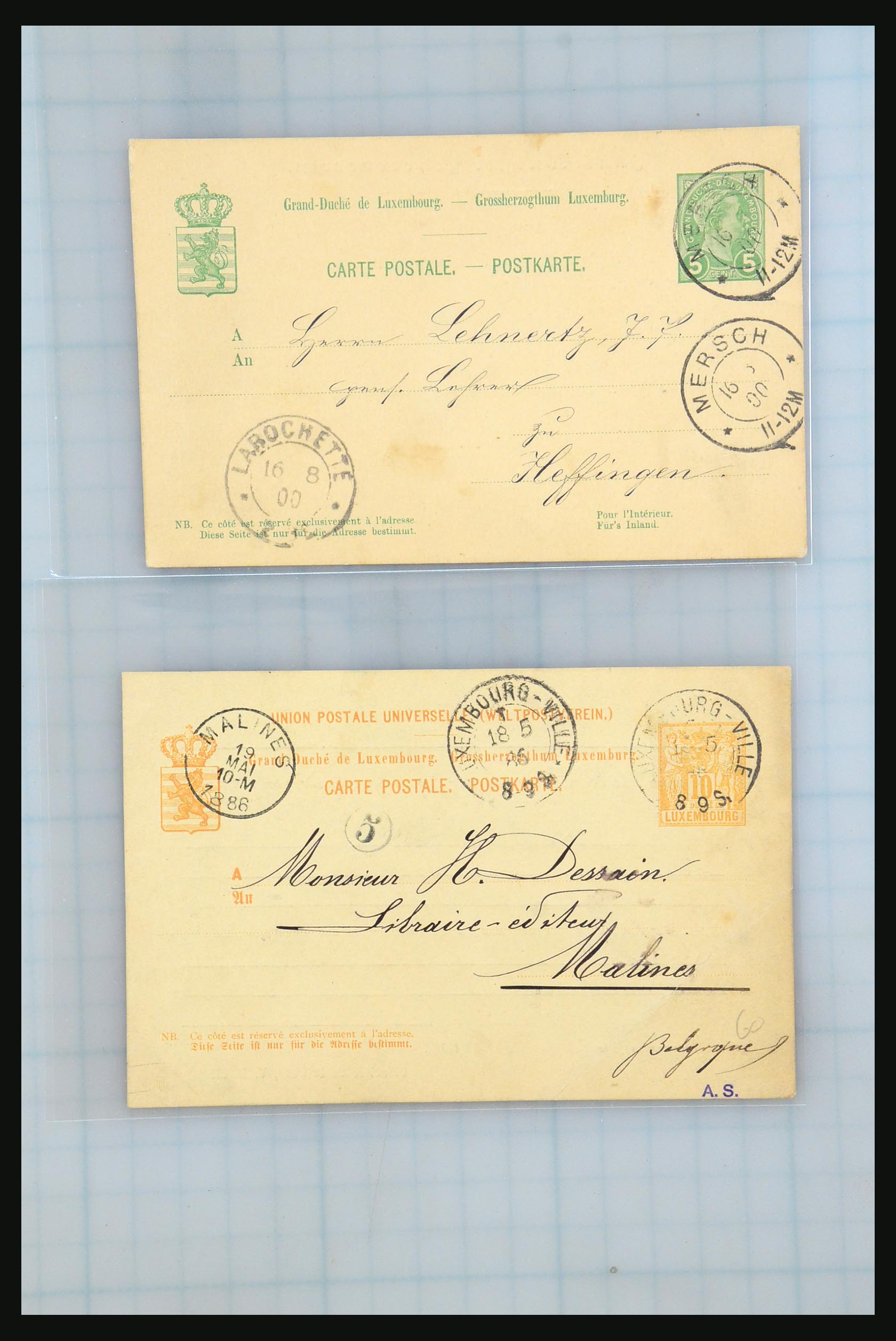 31358 059 - 31358 Portugal/Luxemburg/Greece covers 1880-1960.