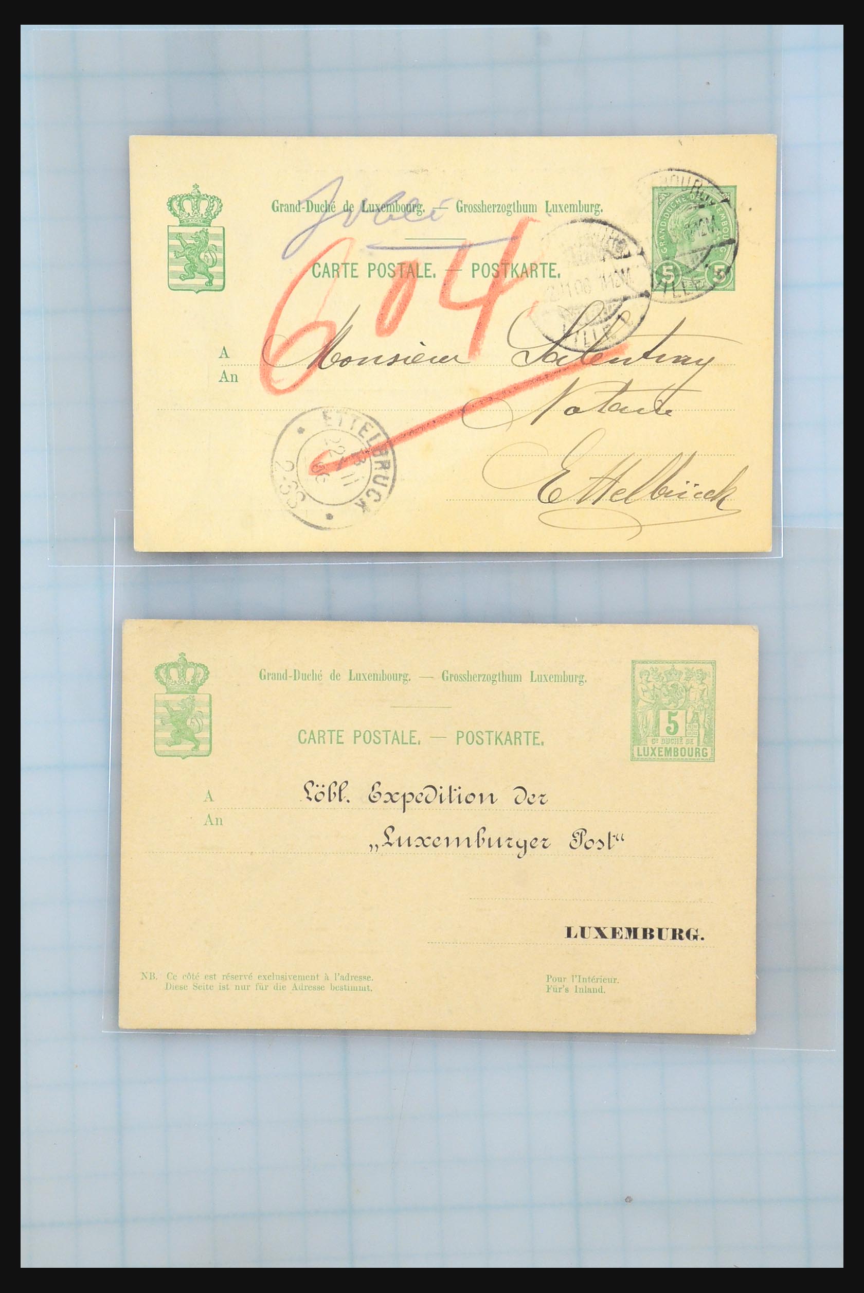 31358 061 - 31358 Portugal/Luxemburg/Griekenland brieven 1880-1960.