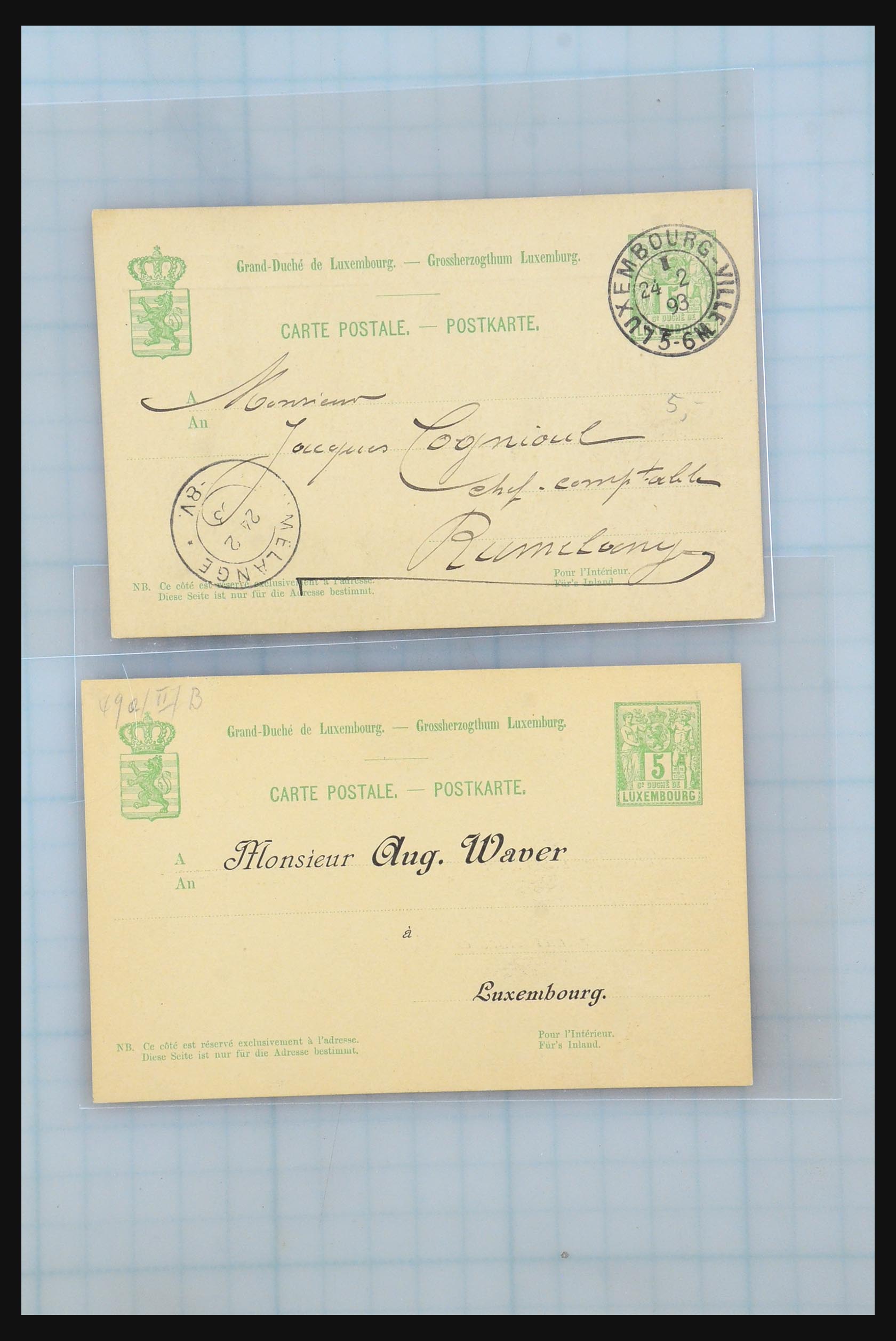 31358 063 - 31358 Portugal/Luxemburg/Griekenland brieven 1880-1960.
