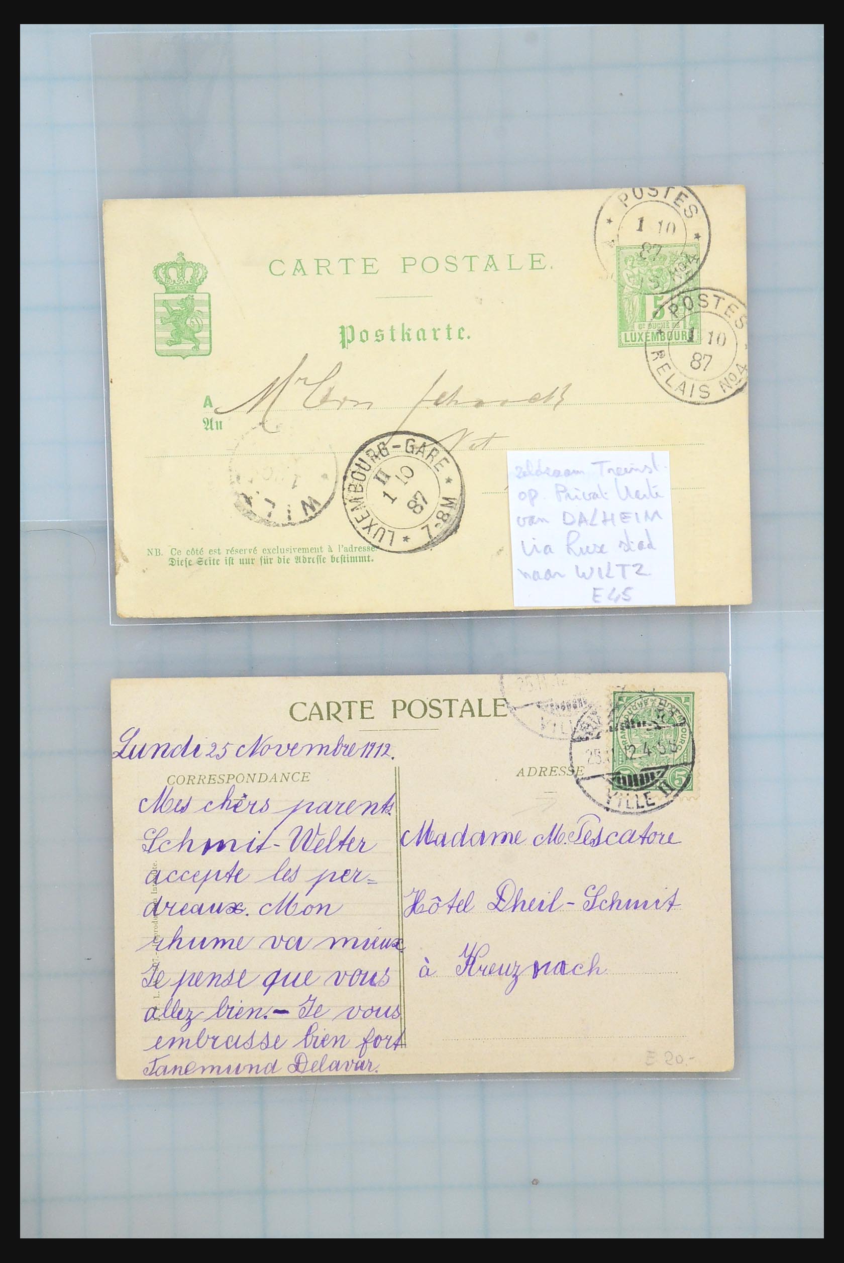 31358 068 - 31358 Portugal/Luxemburg/Greece covers 1880-1960.