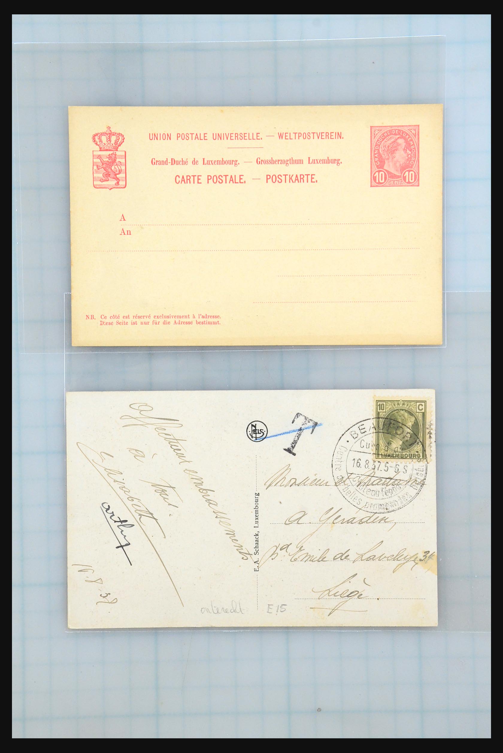31358 069 - 31358 Portugal/Luxemburg/Griekenland brieven 1880-1960.