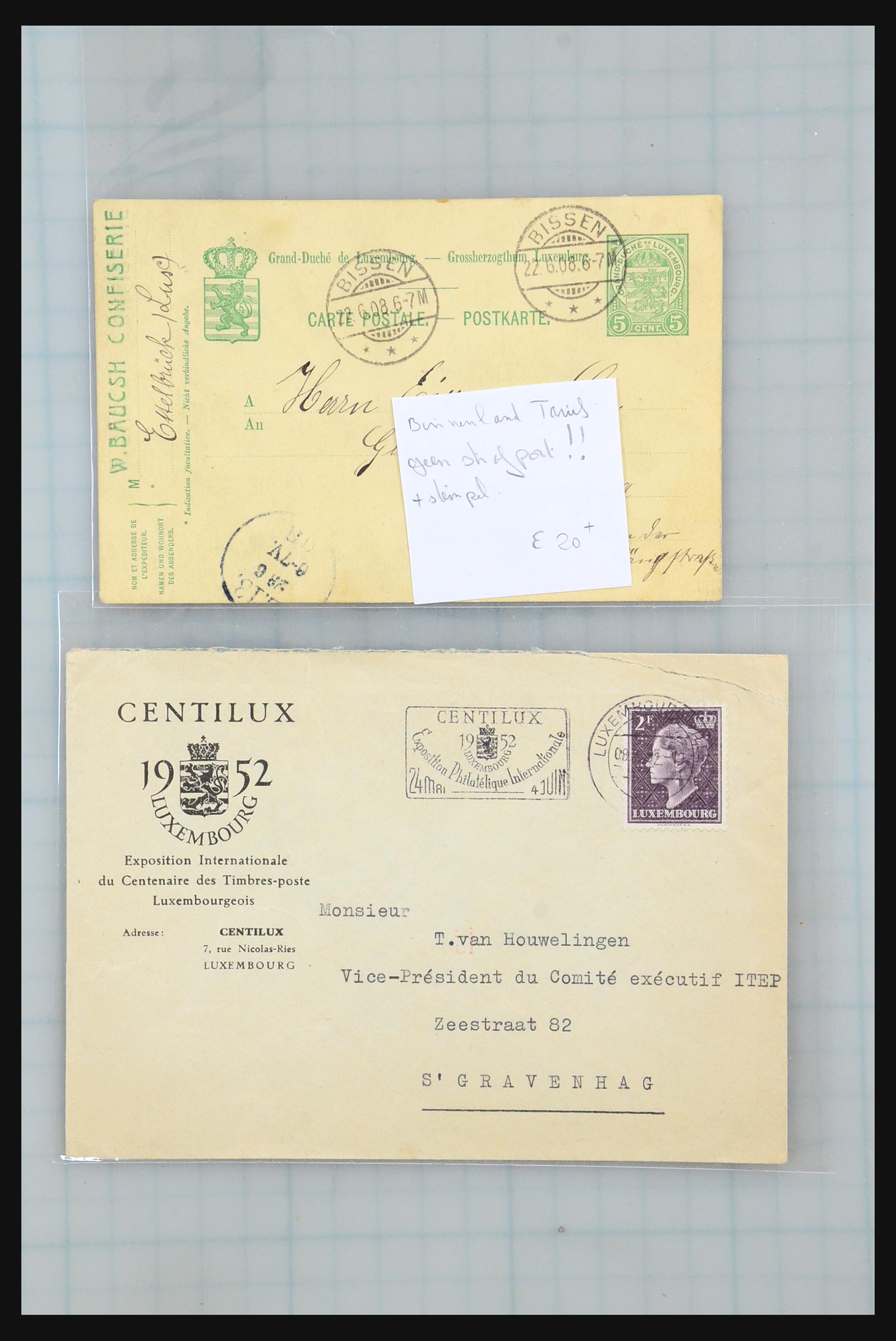 31358 072 - 31358 Portugal/Luxemburg/Griekenland brieven 1880-1960.
