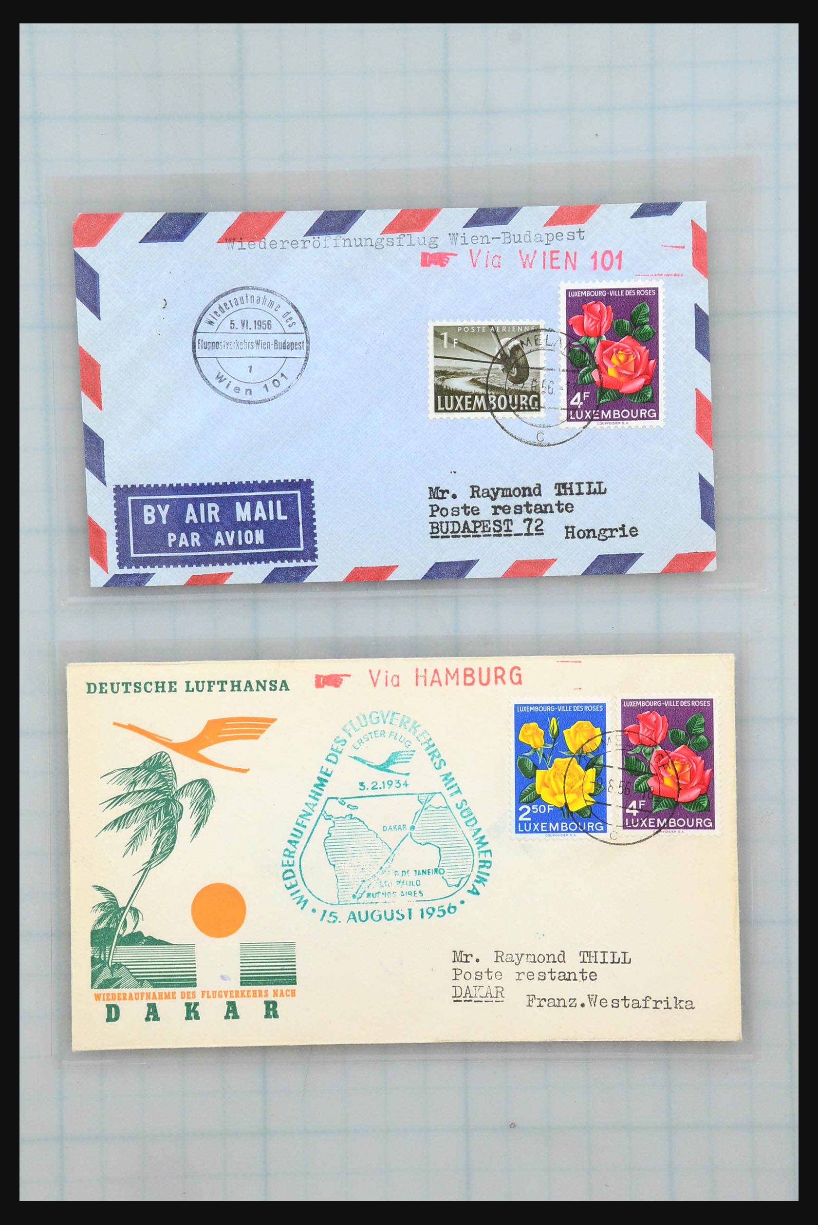 31358 075 - 31358 Portugal/Luxemburg/Greece covers 1880-1960.