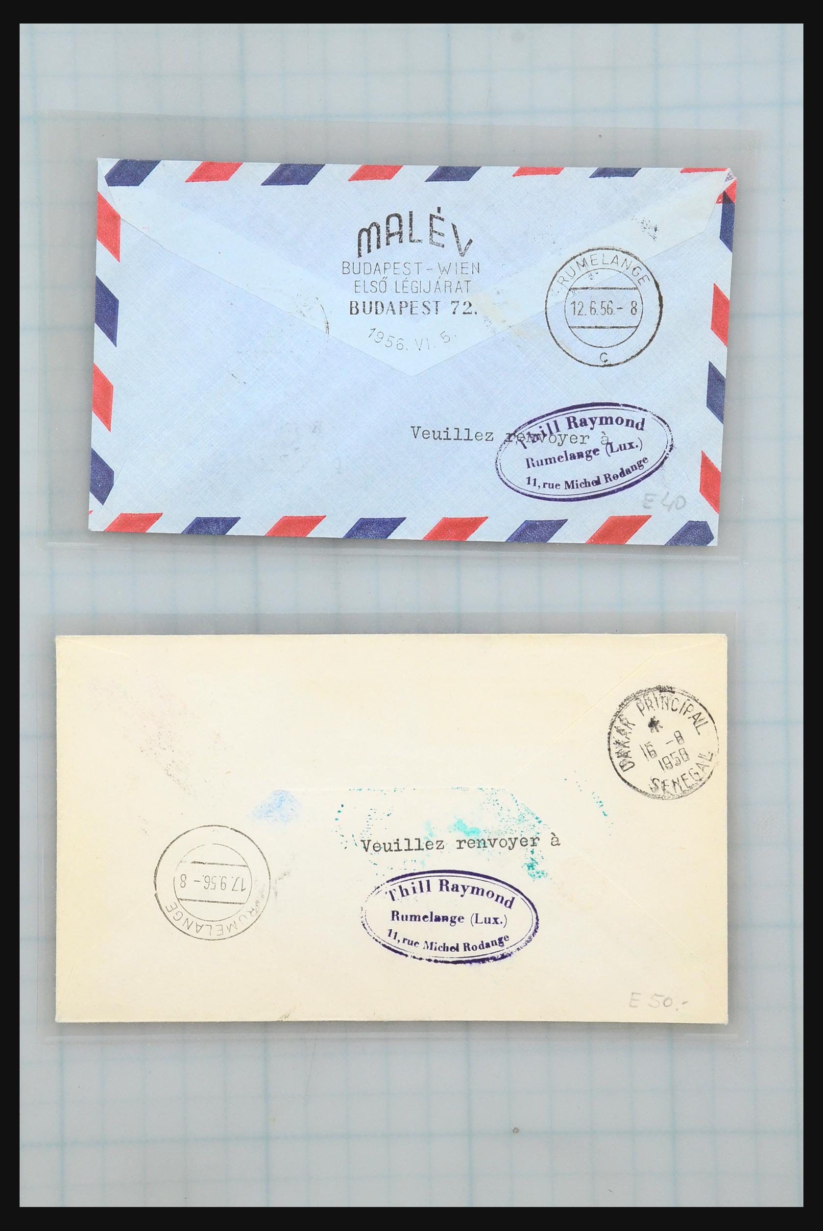 31358 076 - 31358 Portugal/Luxemburg/Griekenland brieven 1880-1960.
