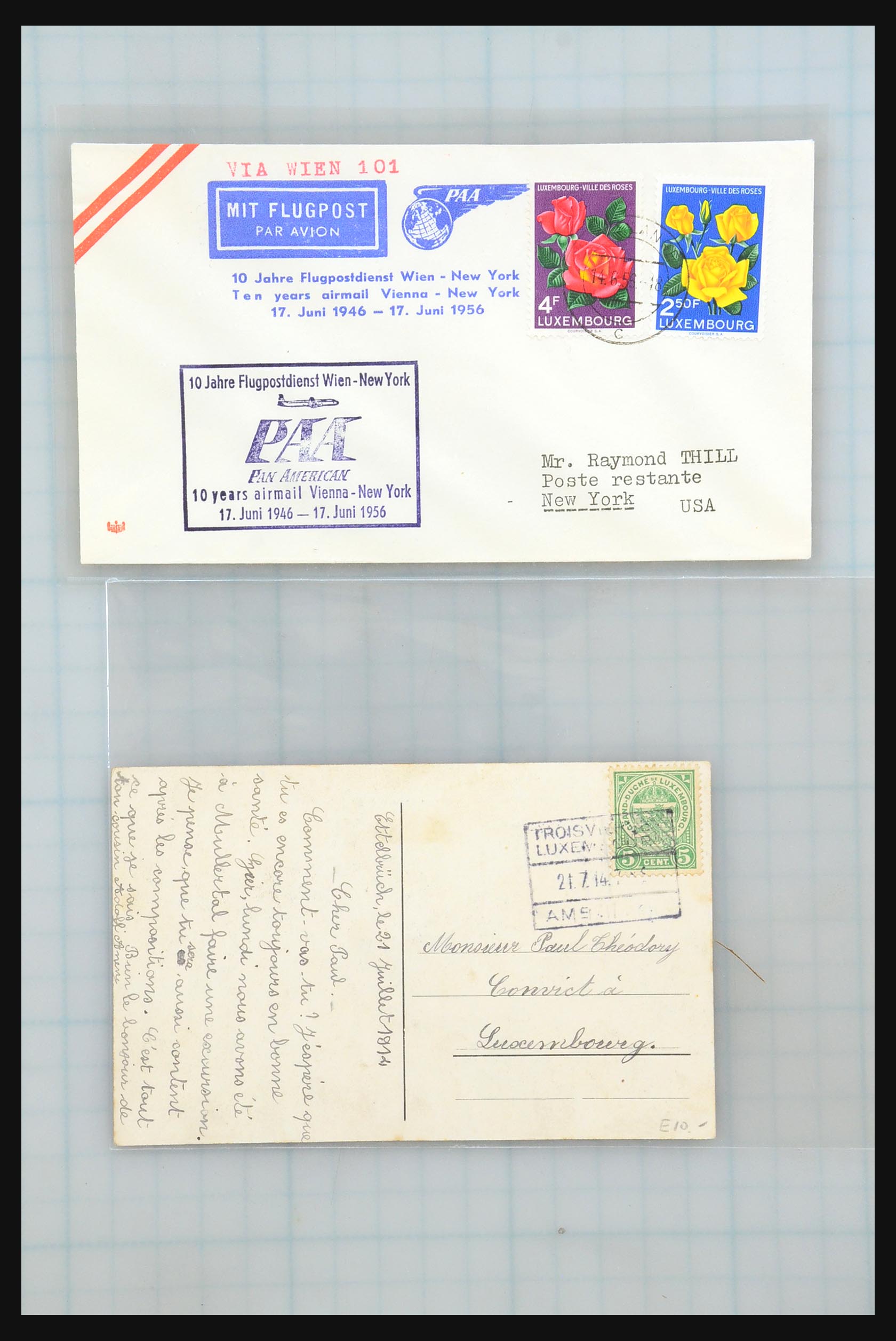 31358 077 - 31358 Portugal/Luxemburg/Griekenland brieven 1880-1960.