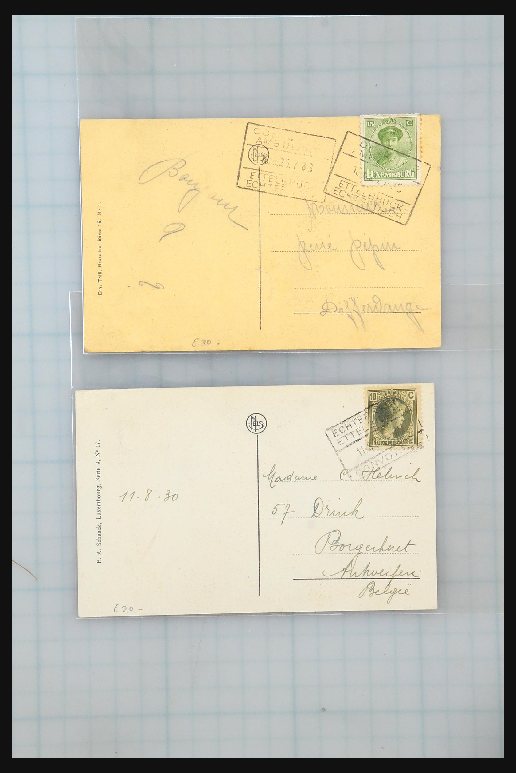 31358 079 - 31358 Portugal/Luxemburg/Griekenland brieven 1880-1960.