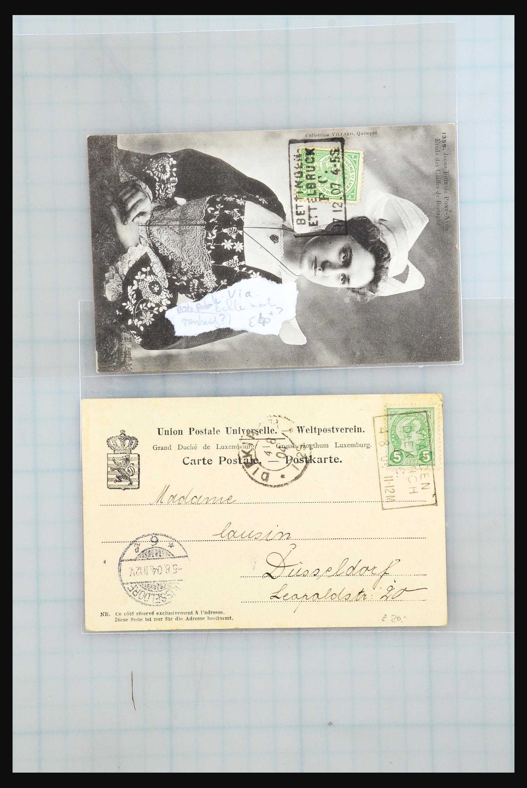 31358 081 - 31358 Portugal/Luxemburg/Griekenland brieven 1880-1960.