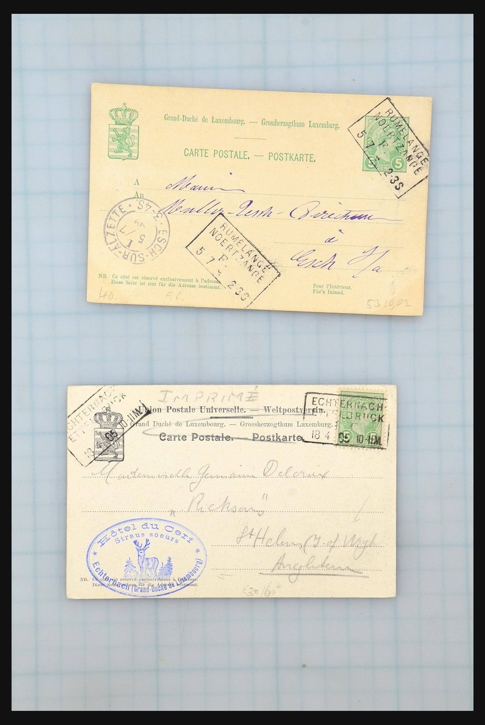 31358 084 - 31358 Portugal/Luxemburg/Greece covers 1880-1960.