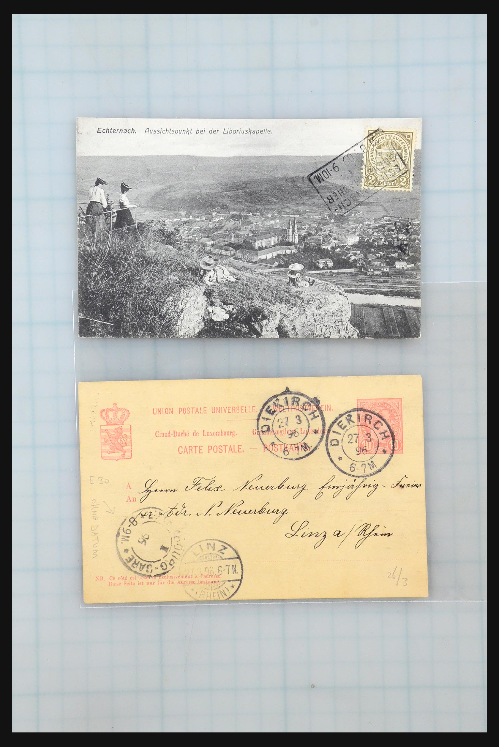 31358 086 - 31358 Portugal/Luxemburg/Greece covers 1880-1960.