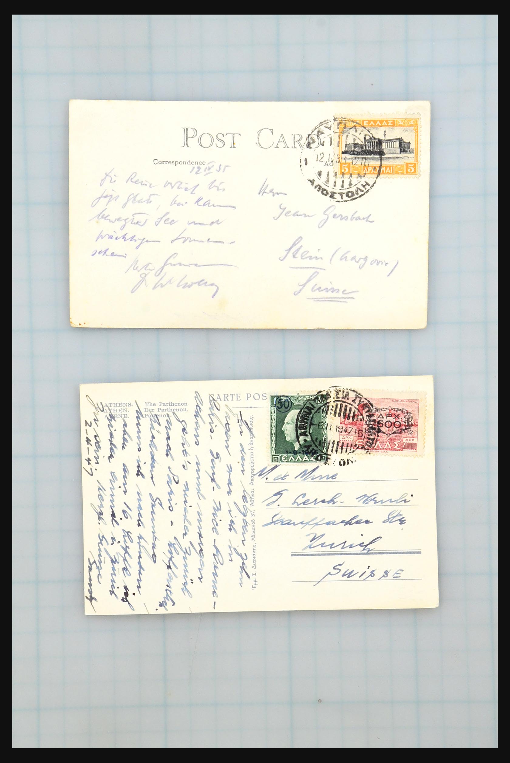 31358 090 - 31358 Portugal/Luxemburg/Griekenland brieven 1880-1960.