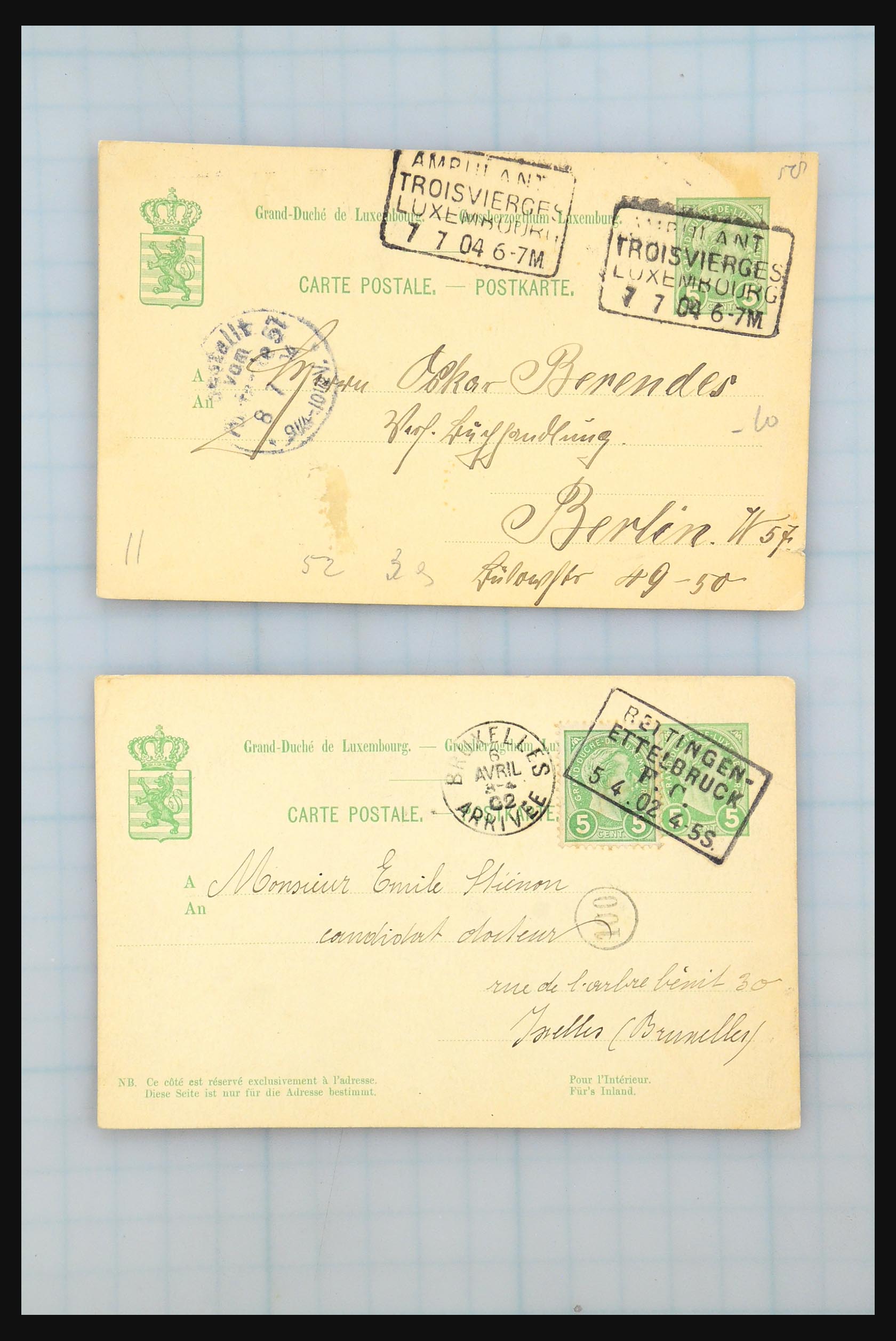 31358 092 - 31358 Portugal/Luxemburg/Griekenland brieven 1880-1960.