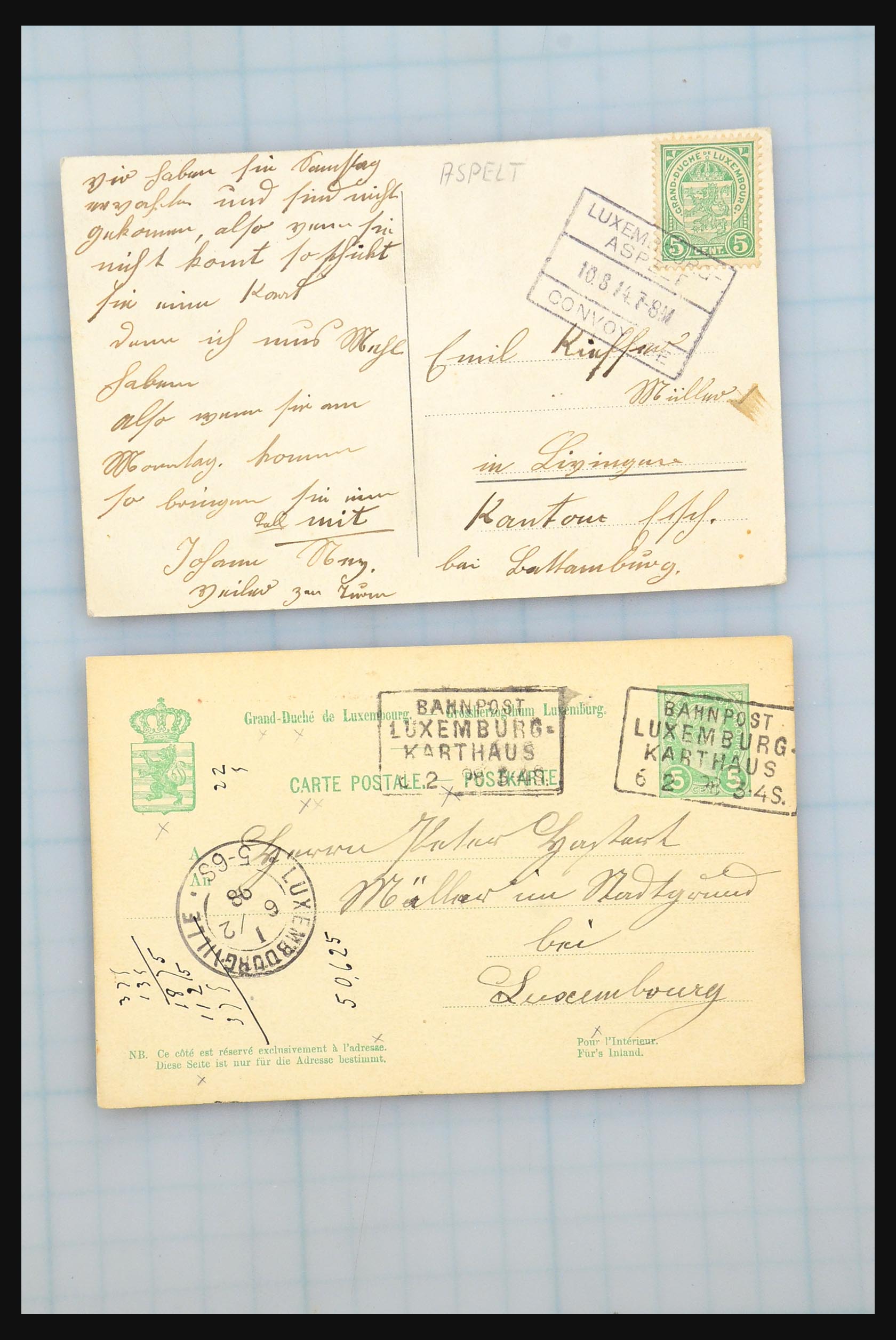 31358 093 - 31358 Portugal/Luxemburg/Griekenland brieven 1880-1960.