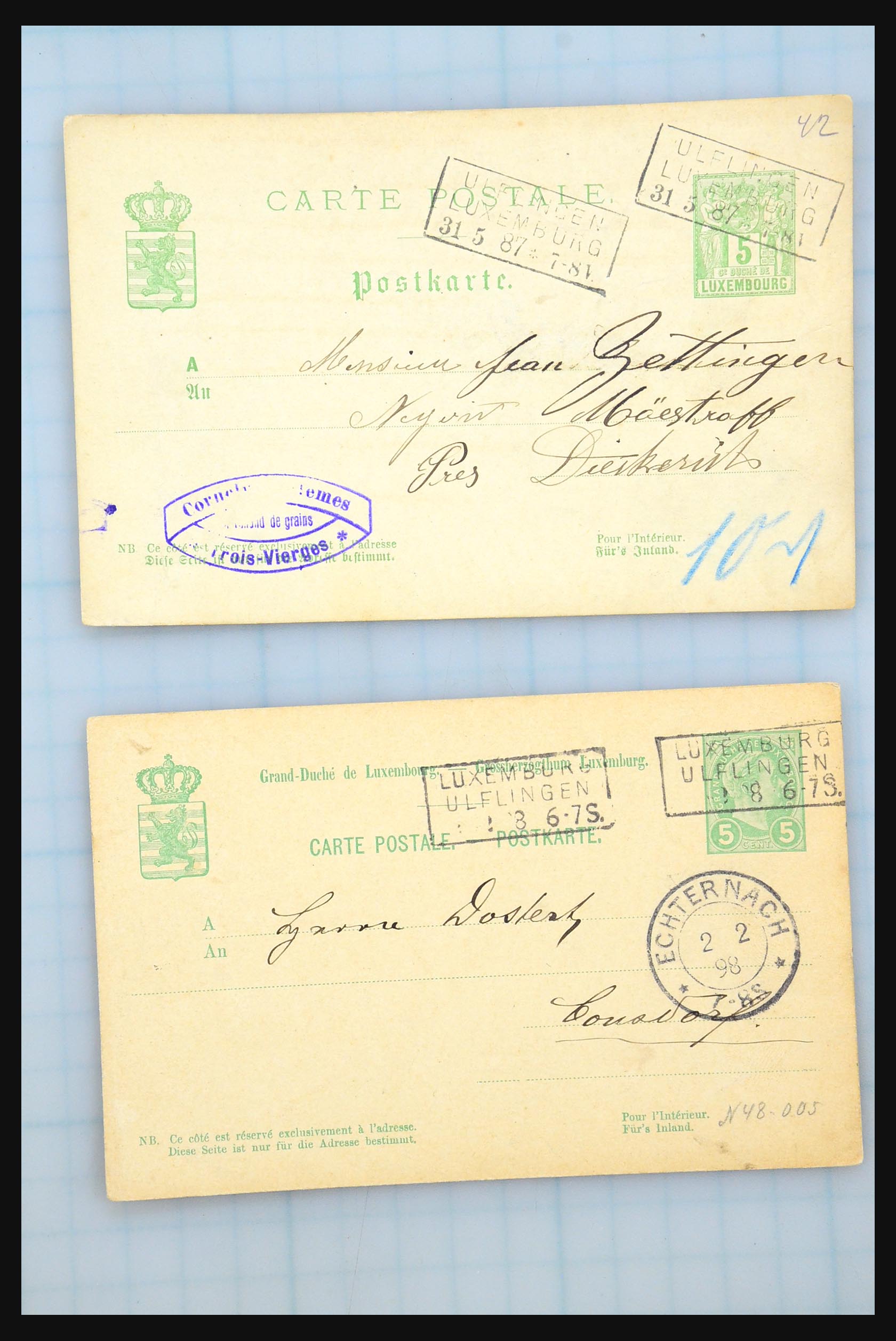 31358 099 - 31358 Portugal/Luxemburg/Griekenland brieven 1880-1960.