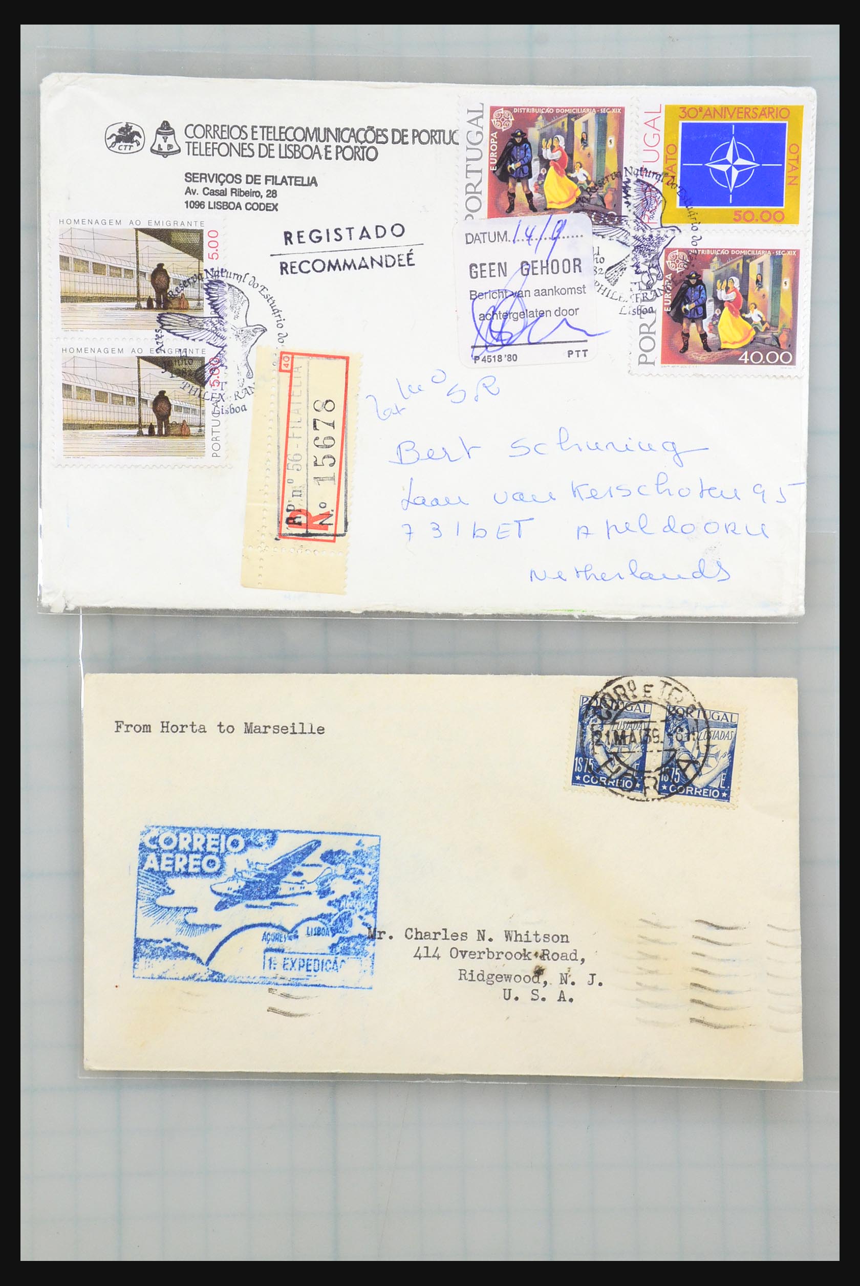 31358 221 - 31358 Portugal/Luxemburg/Greece covers 1880-1960.