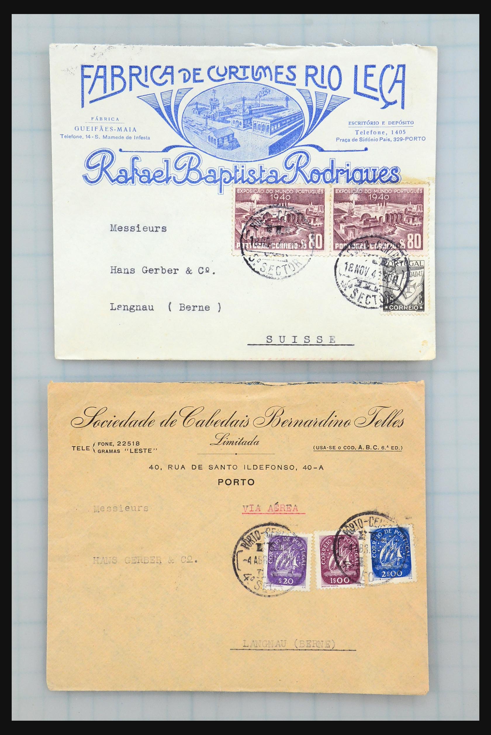31358 230 - 31358 Portugal/Luxemburg/Greece covers 1880-1960.