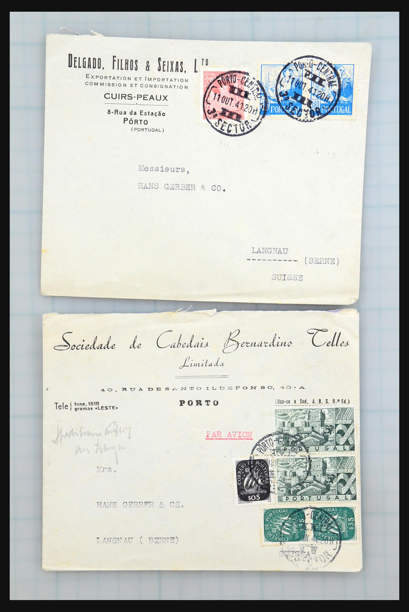 31358 235 - 31358 Portugal/Luxemburg/Greece covers 1880-1960.