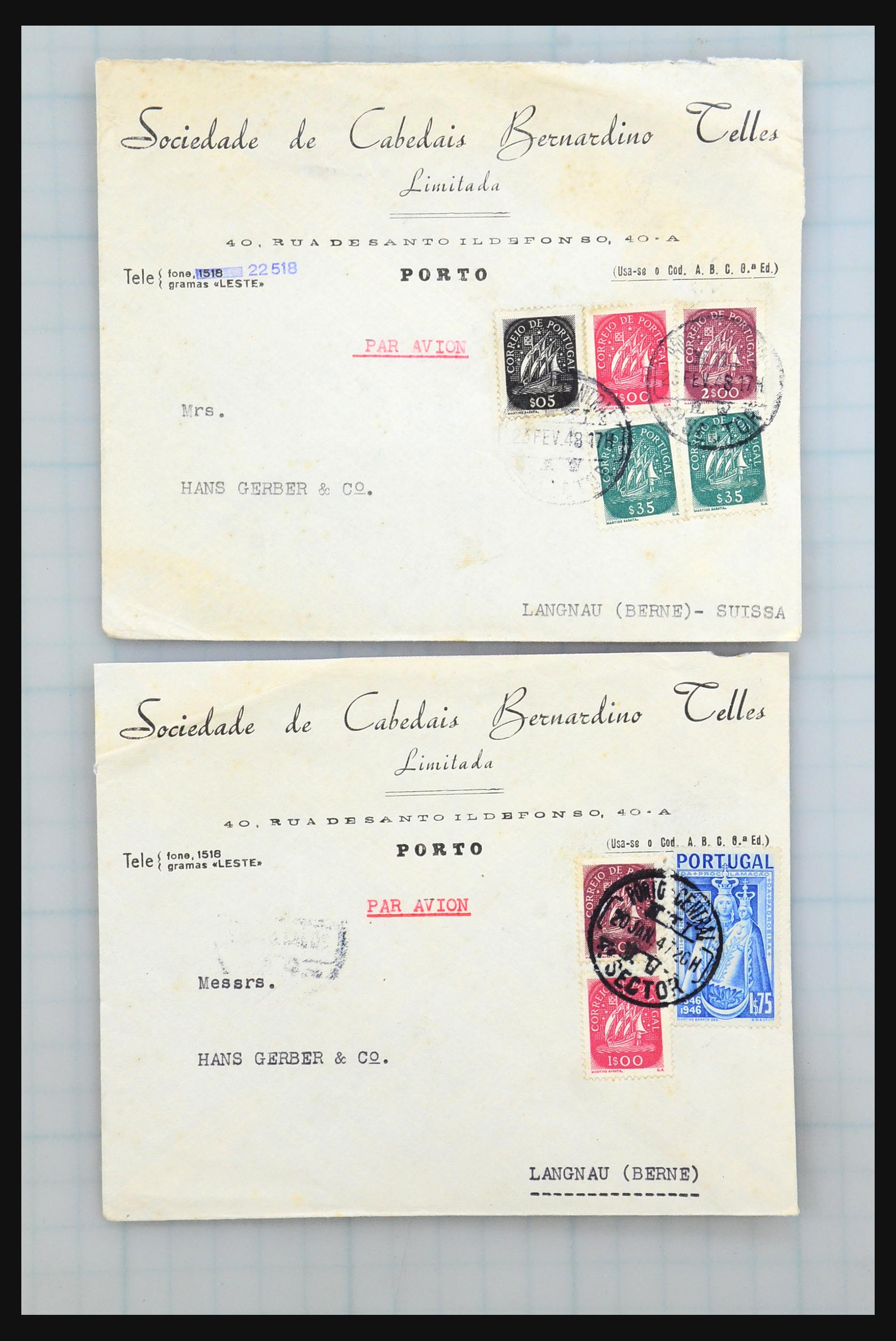 31358 236 - 31358 Portugal/Luxemburg/Greece covers 1880-1960.