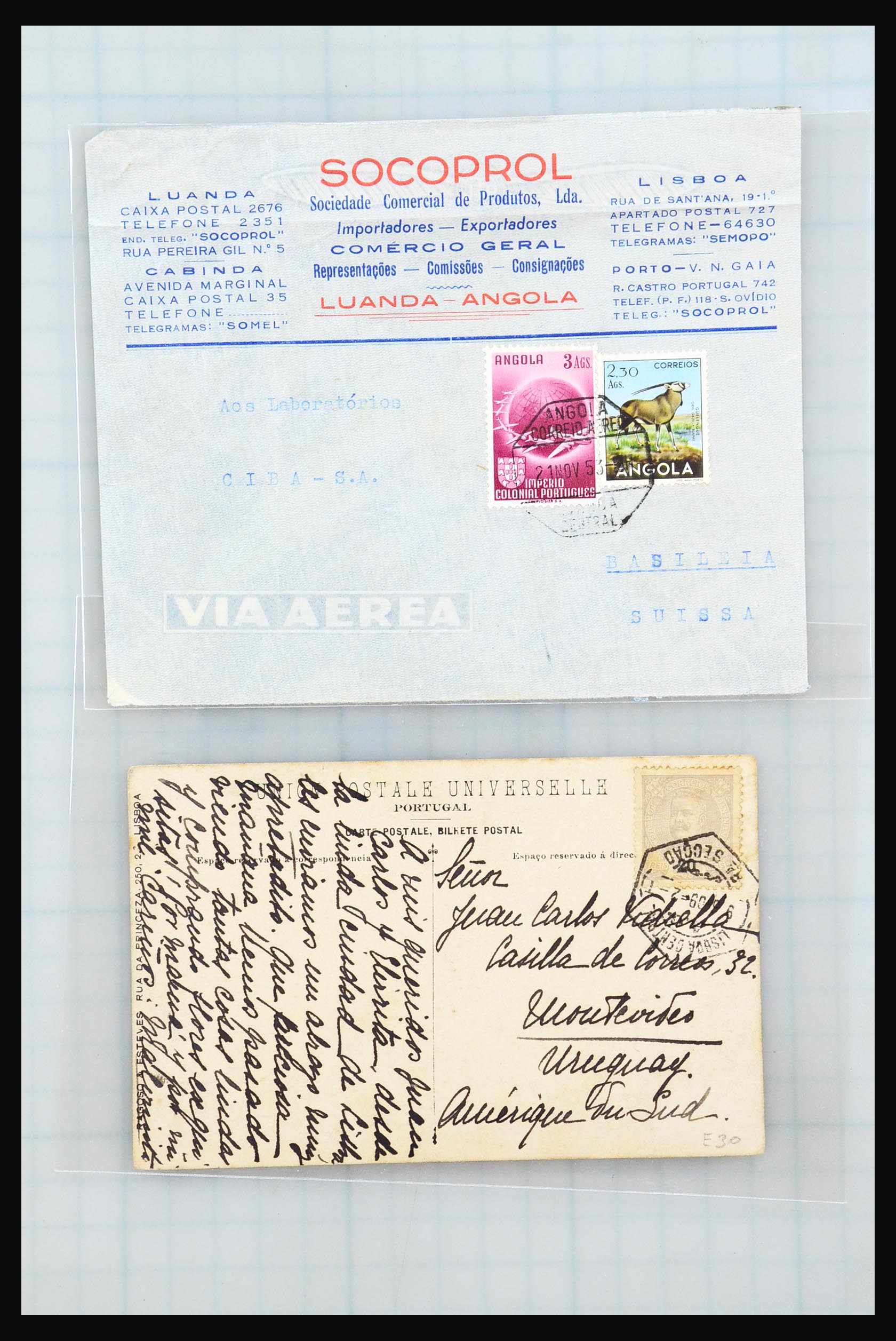 31358 239 - 31358 Portugal/Luxemburg/Greece covers 1880-1960.
