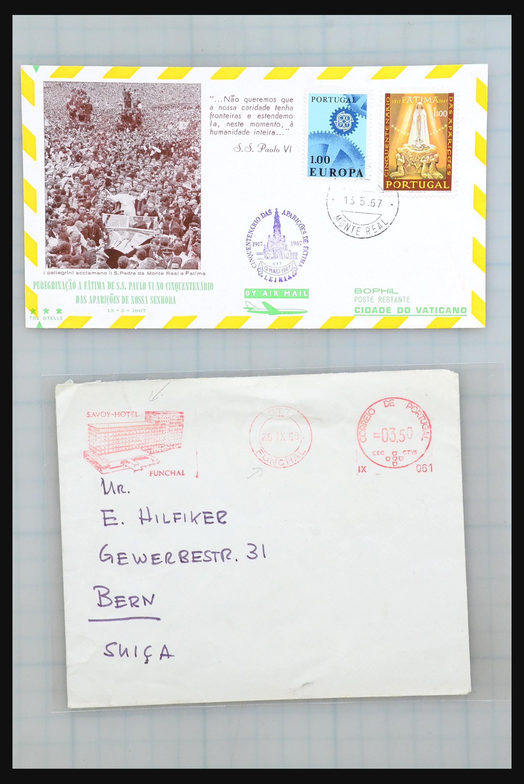 31358 240 - 31358 Portugal/Luxemburg/Greece covers 1880-1960.