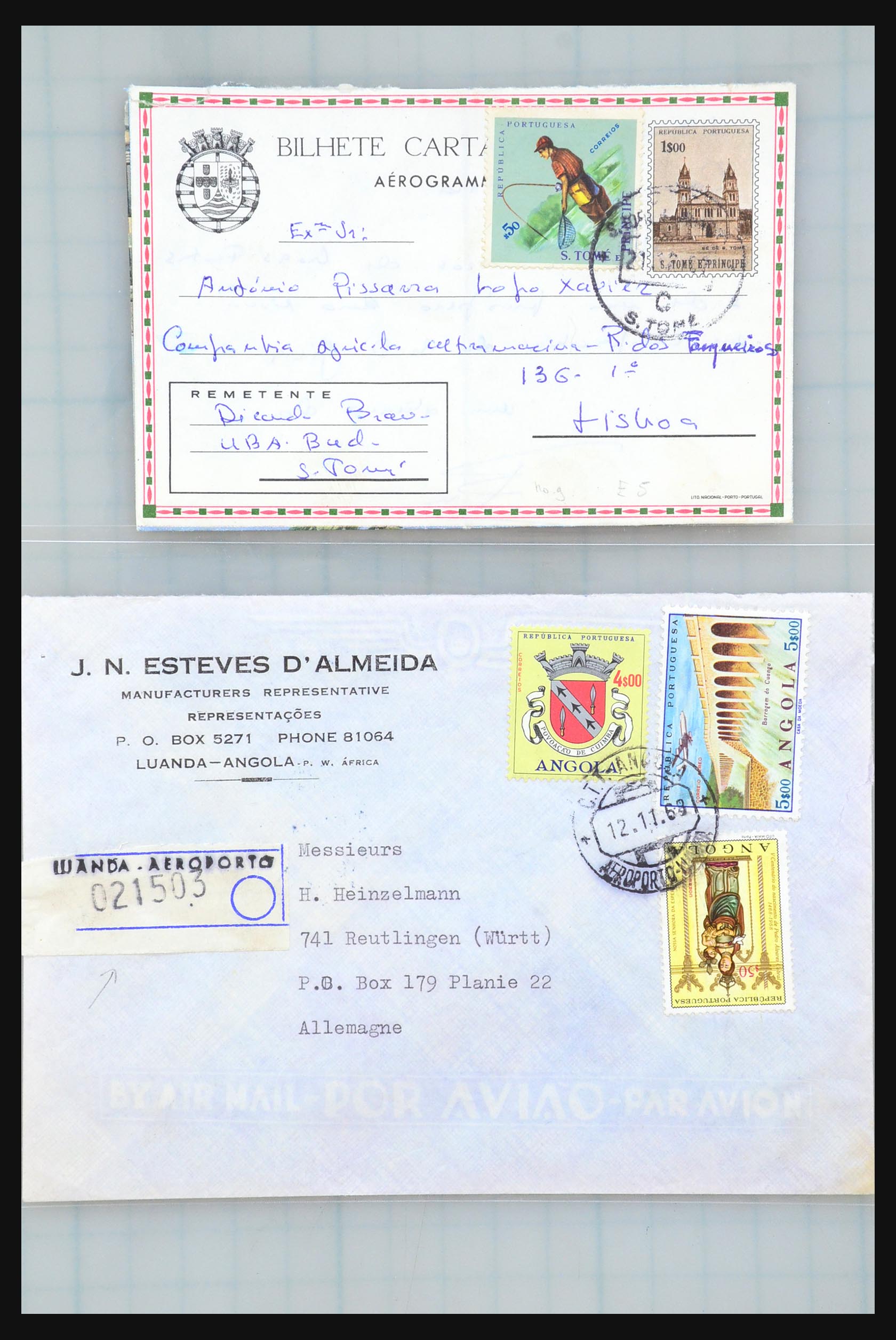31358 245 - 31358 Portugal/Luxemburg/Greece covers 1880-1960.