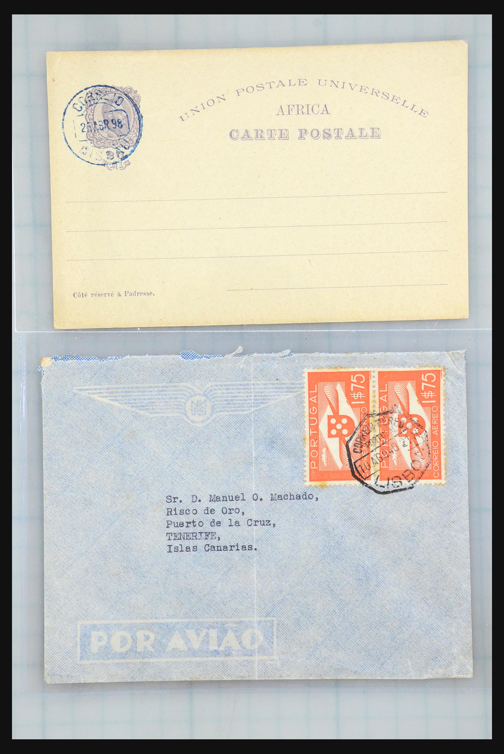 31358 246 - 31358 Portugal/Luxemburg/Greece covers 1880-1960.