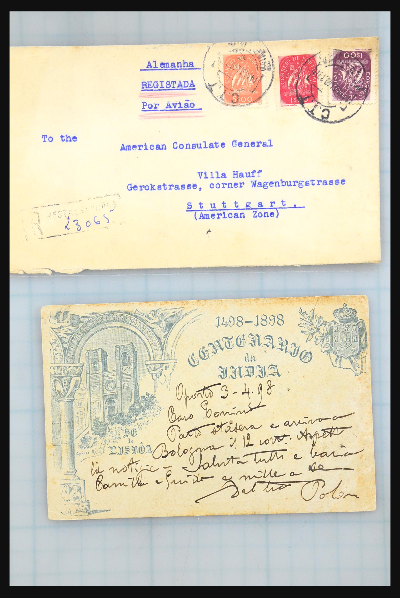 31358 247 - 31358 Portugal/Luxemburg/Greece covers 1880-1960.