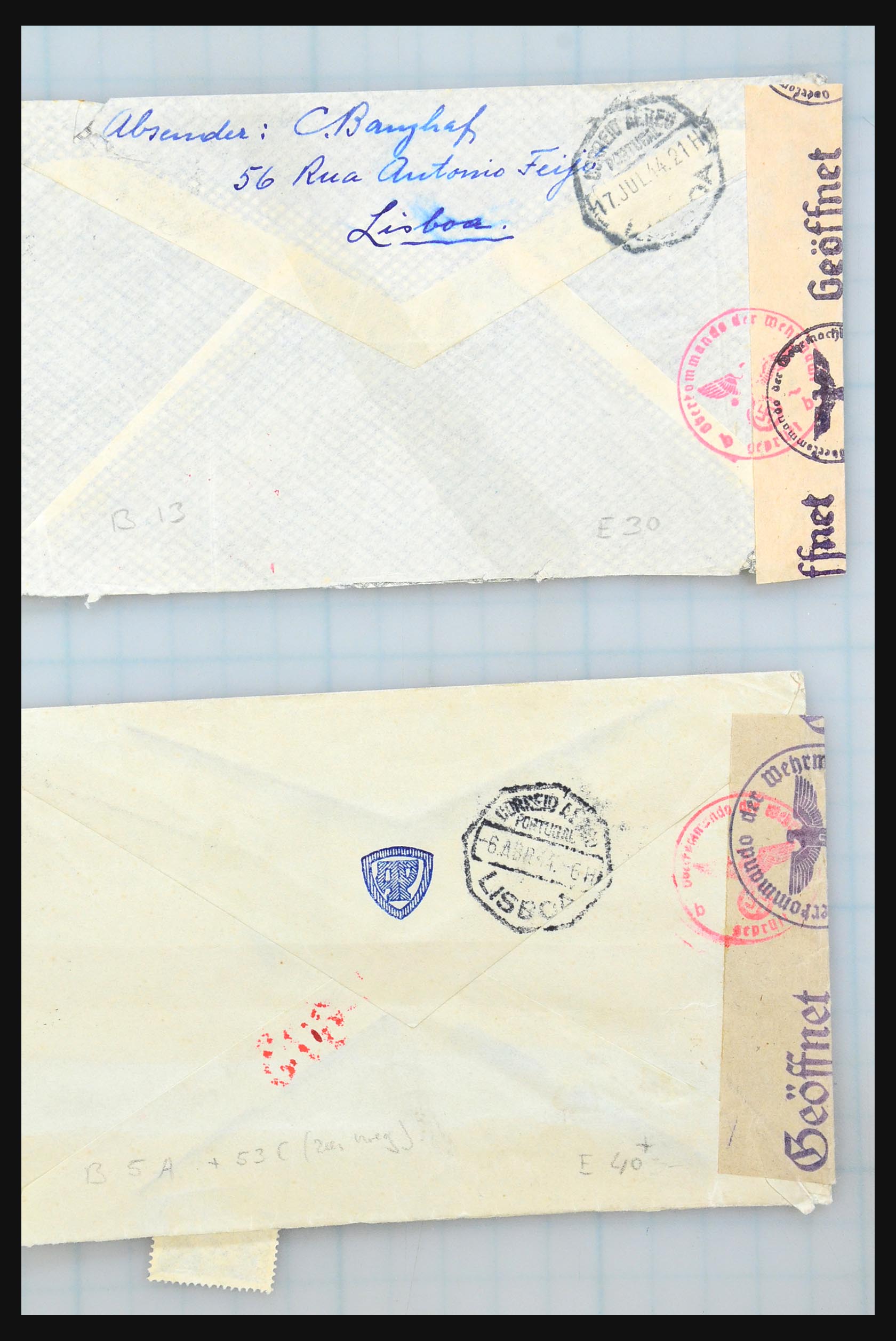 31358 251 - 31358 Portugal/Luxemburg/Greece covers 1880-1960.