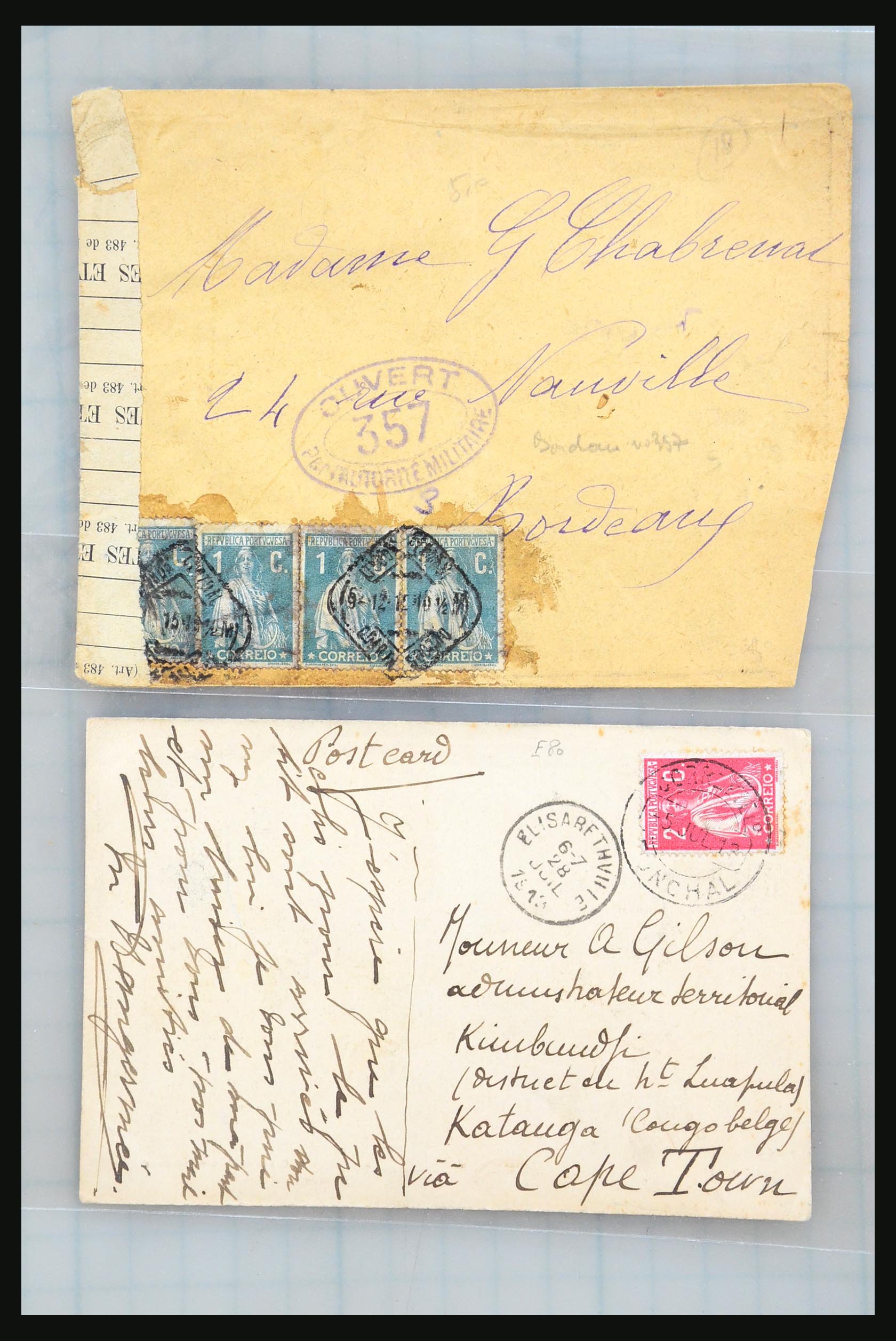 31358 252 - 31358 Portugal/Luxemburg/Greece covers 1880-1960.