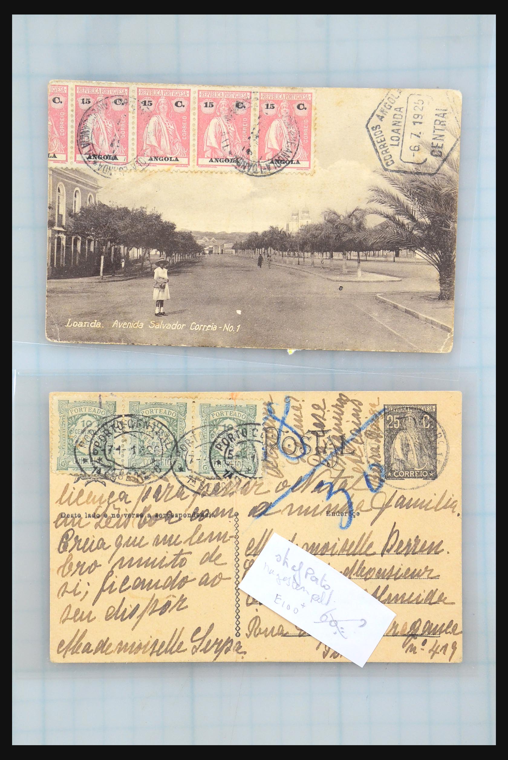 31358 254 - 31358 Portugal/Luxemburg/Greece covers 1880-1960.