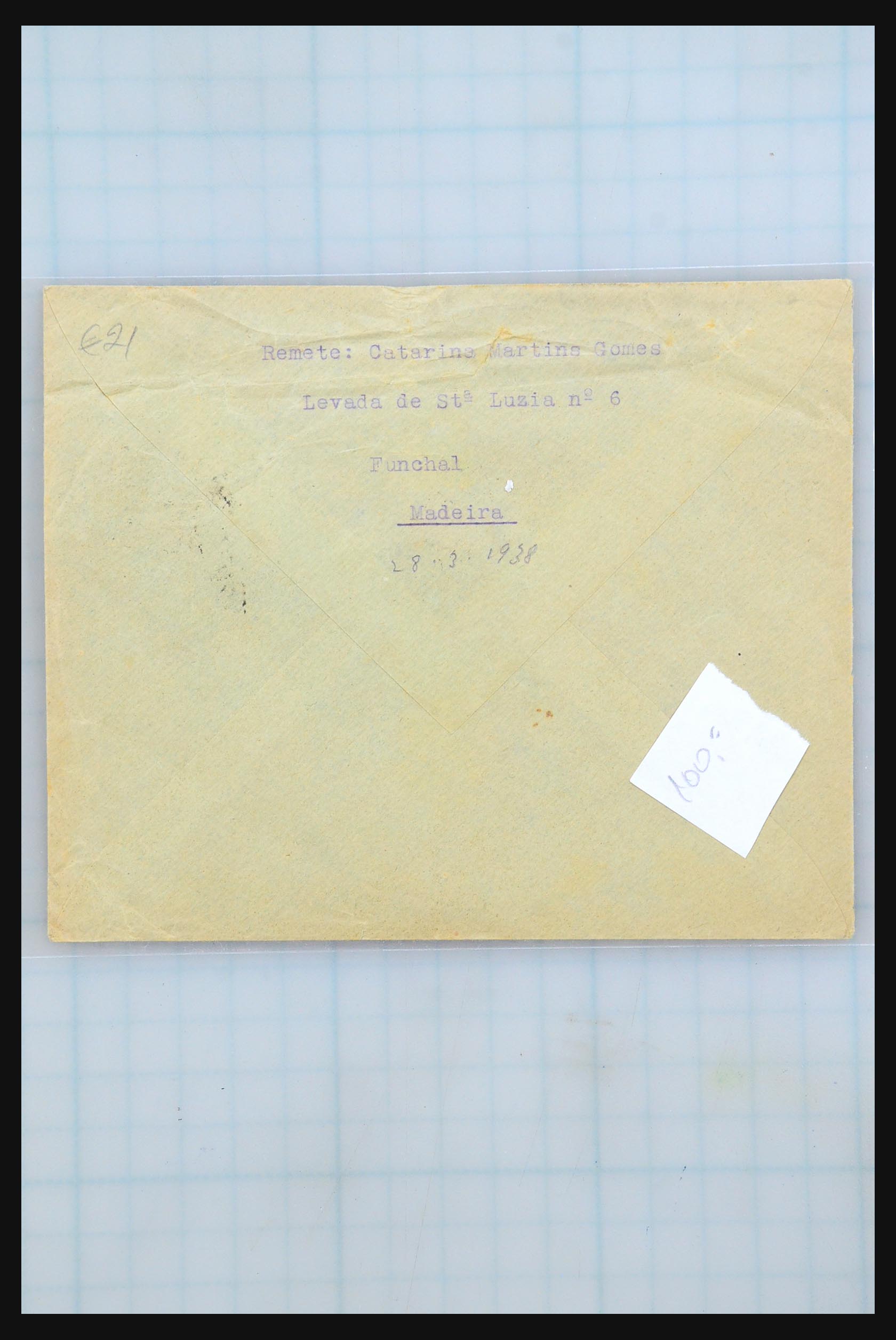 31358 261 - 31358 Portugal/Luxemburg/Griekenland brieven 1880-1960.