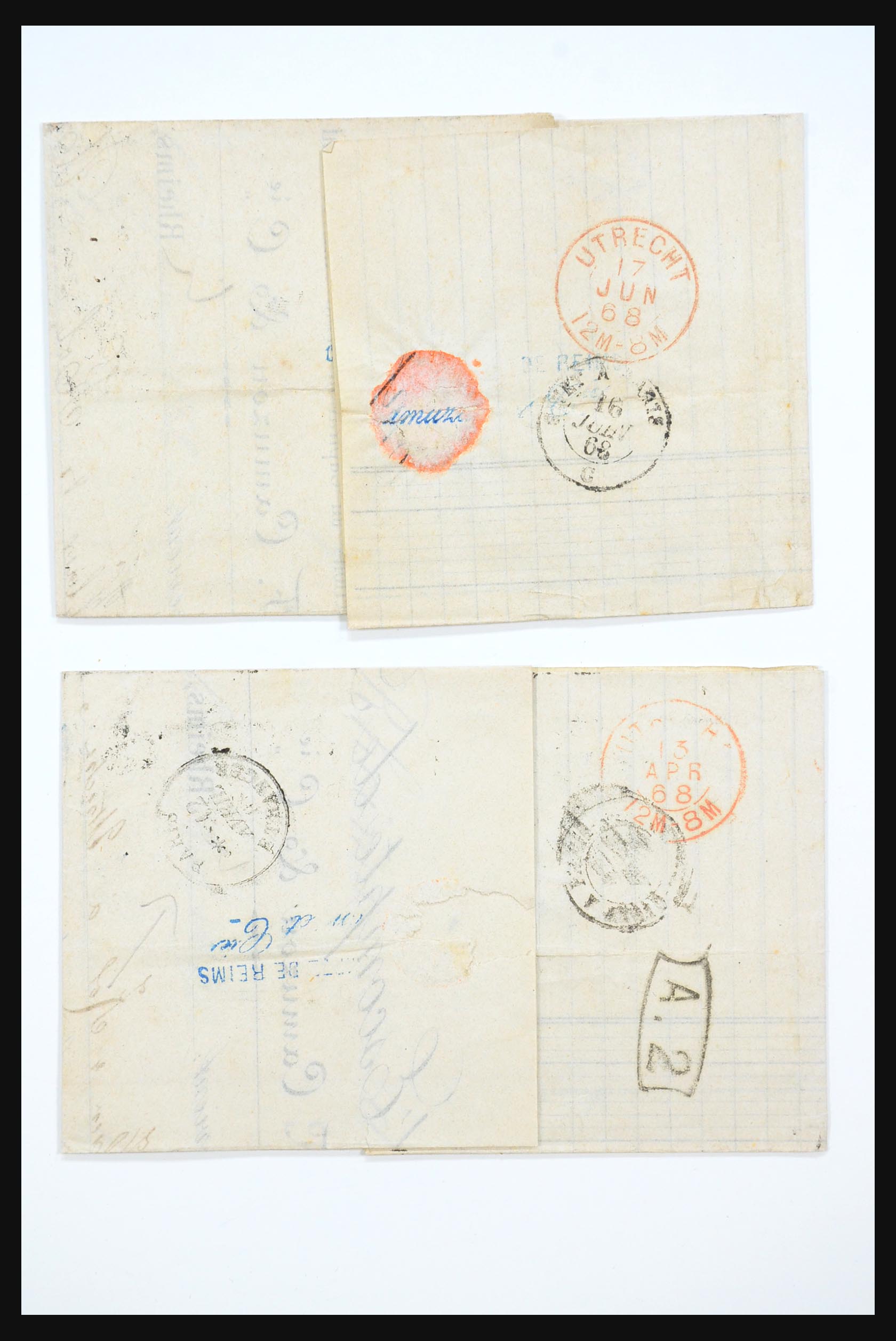 31359 0002 - 31359 Frankrijk en koloniën brieven 1770-1960.