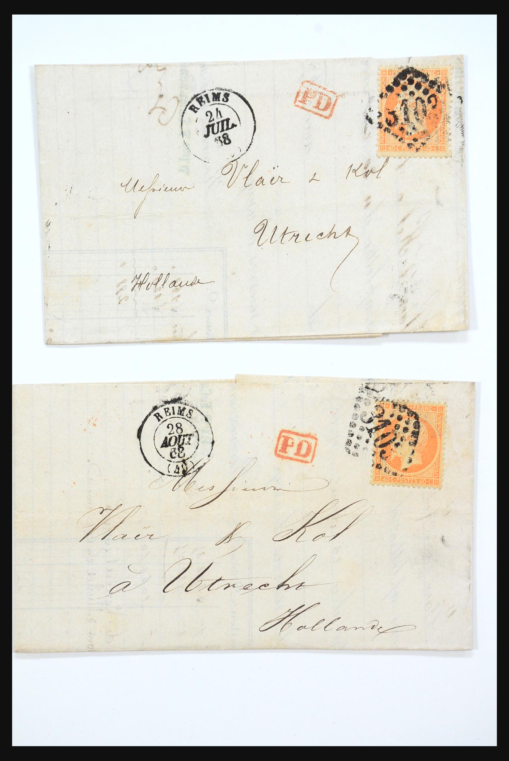 31359 0003 - 31359 Frankrijk en koloniën brieven 1770-1960.