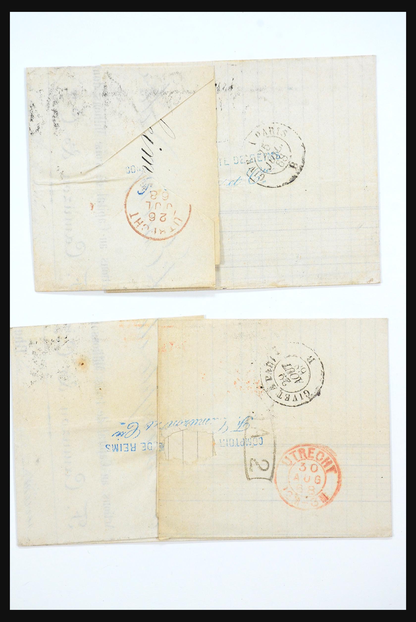 31359 0004 - 31359 Frankrijk en koloniën brieven 1770-1960.